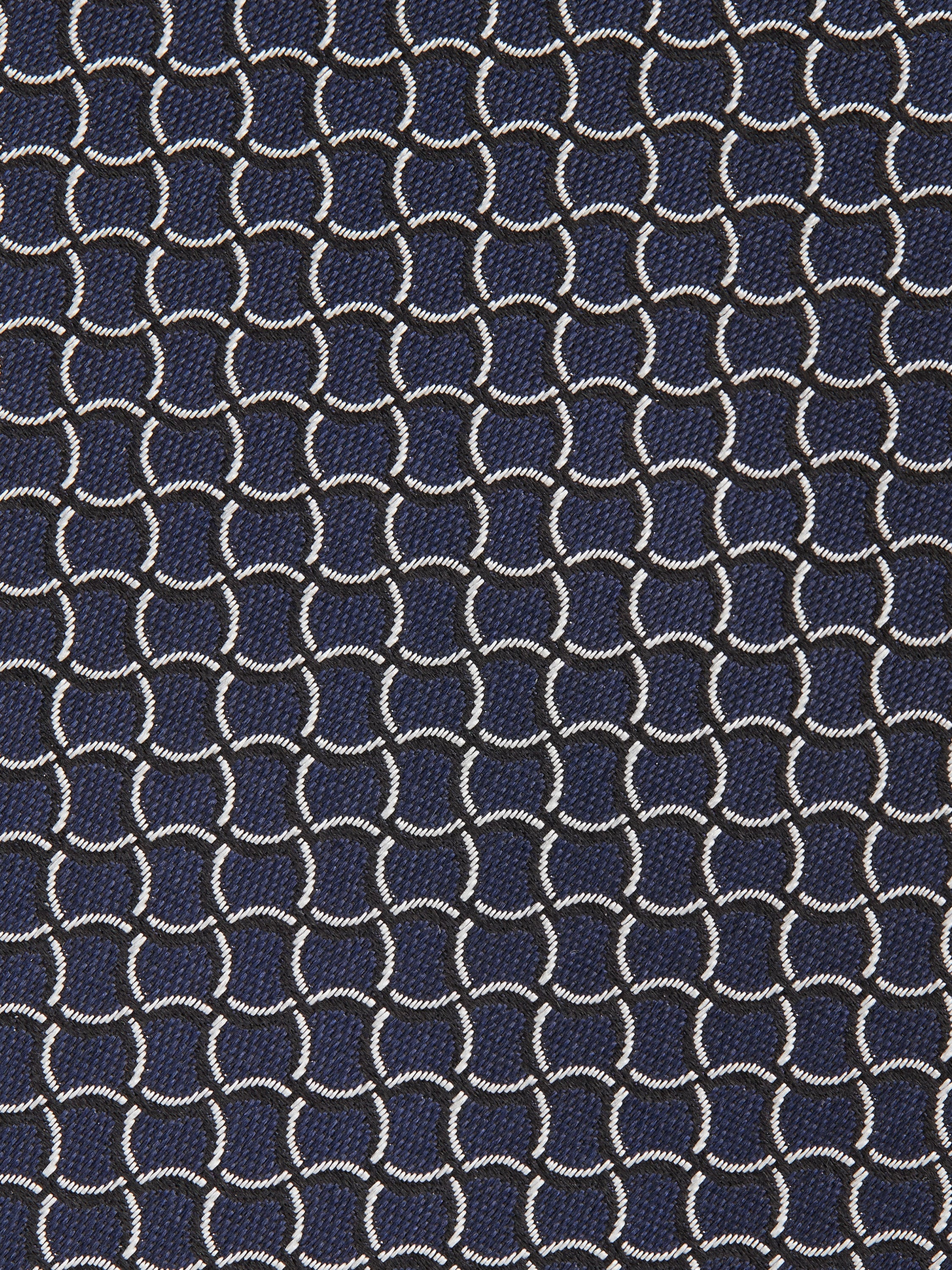Dark Blue Silk Tie Product detail photo #1