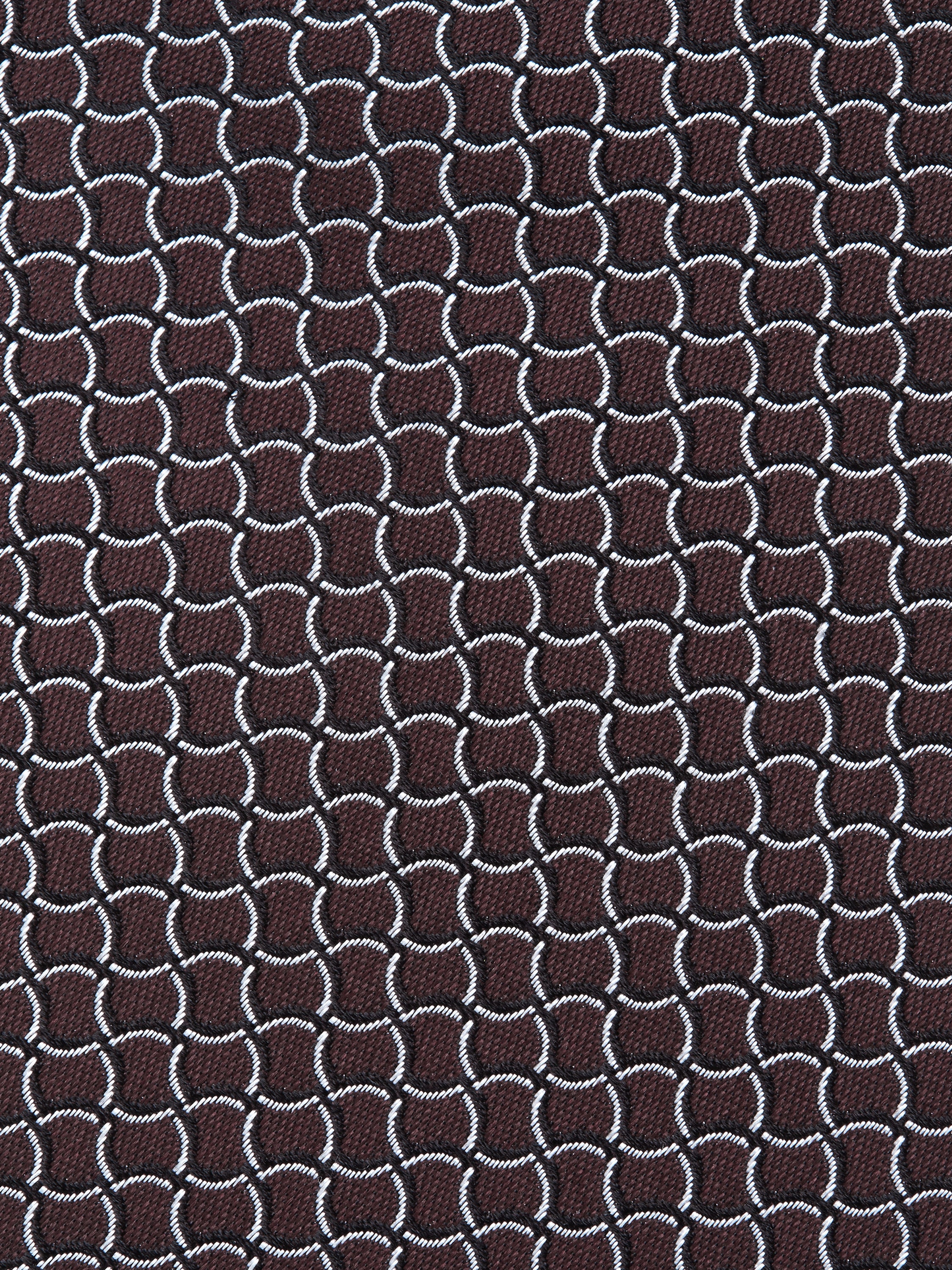 Burgundy Silk Tie Product detail photo #1