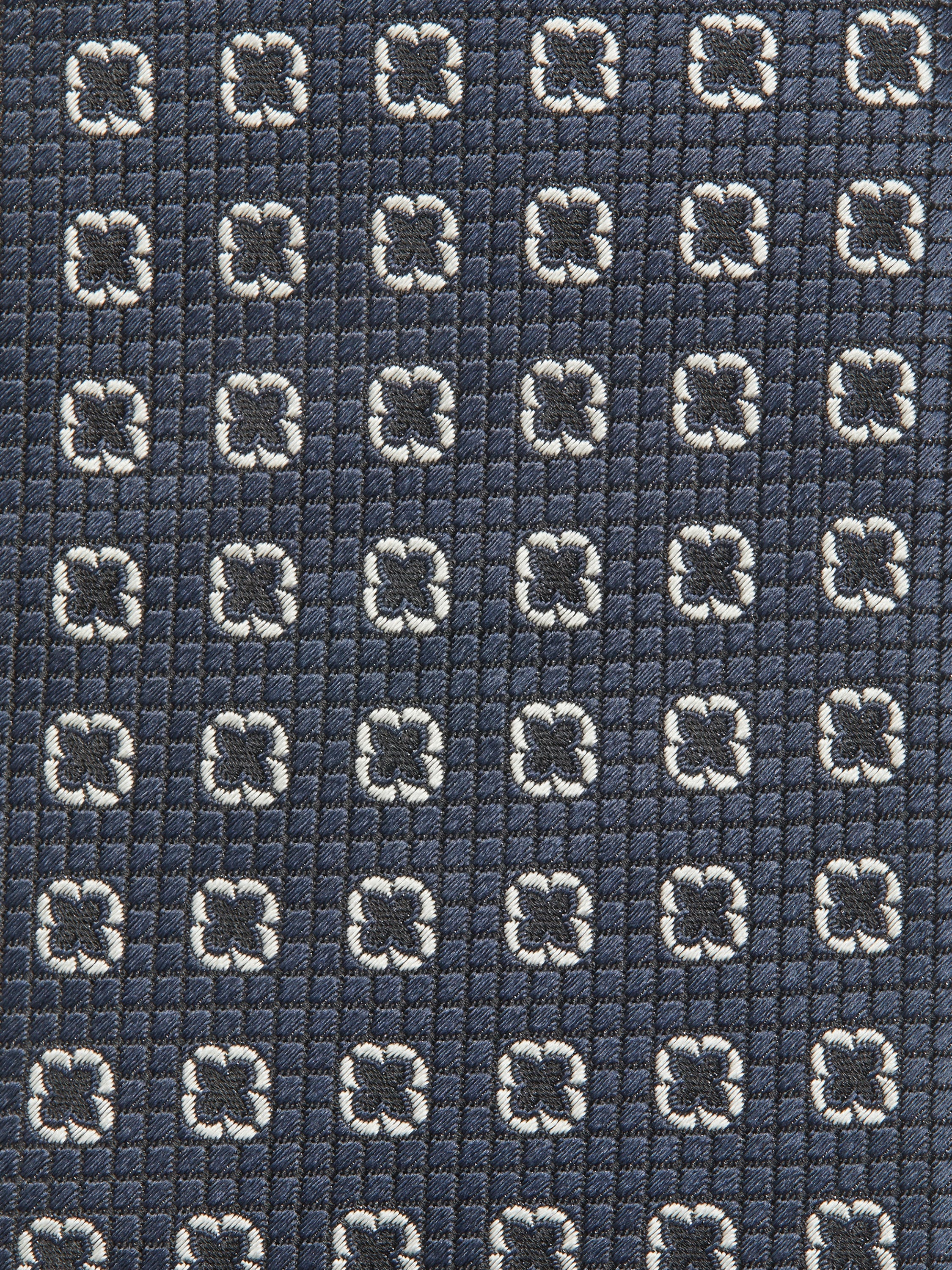Dark Blue Silk Tie Product detail photo #1