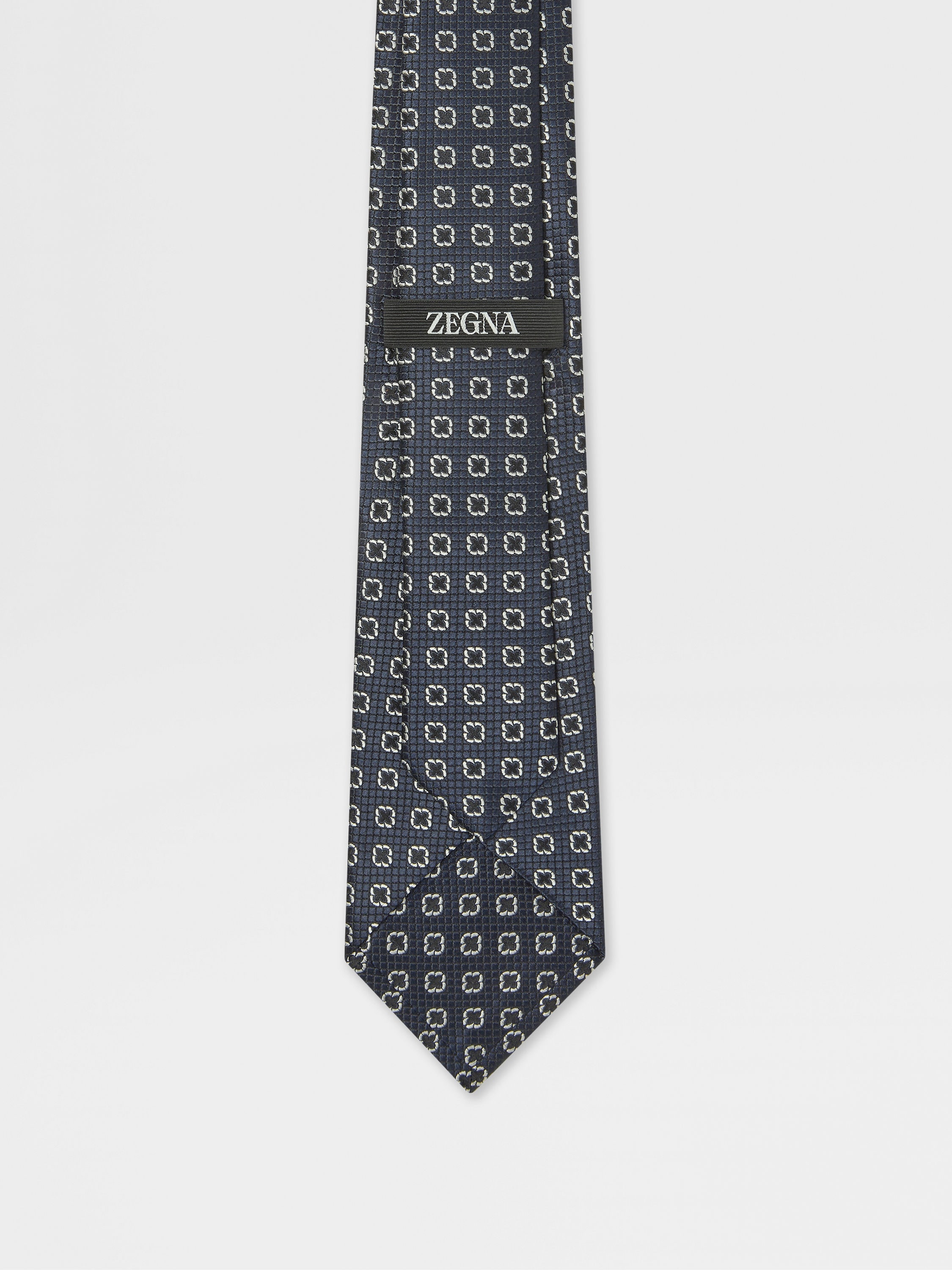 Dark Blue Silk Tie Product detail photo #2