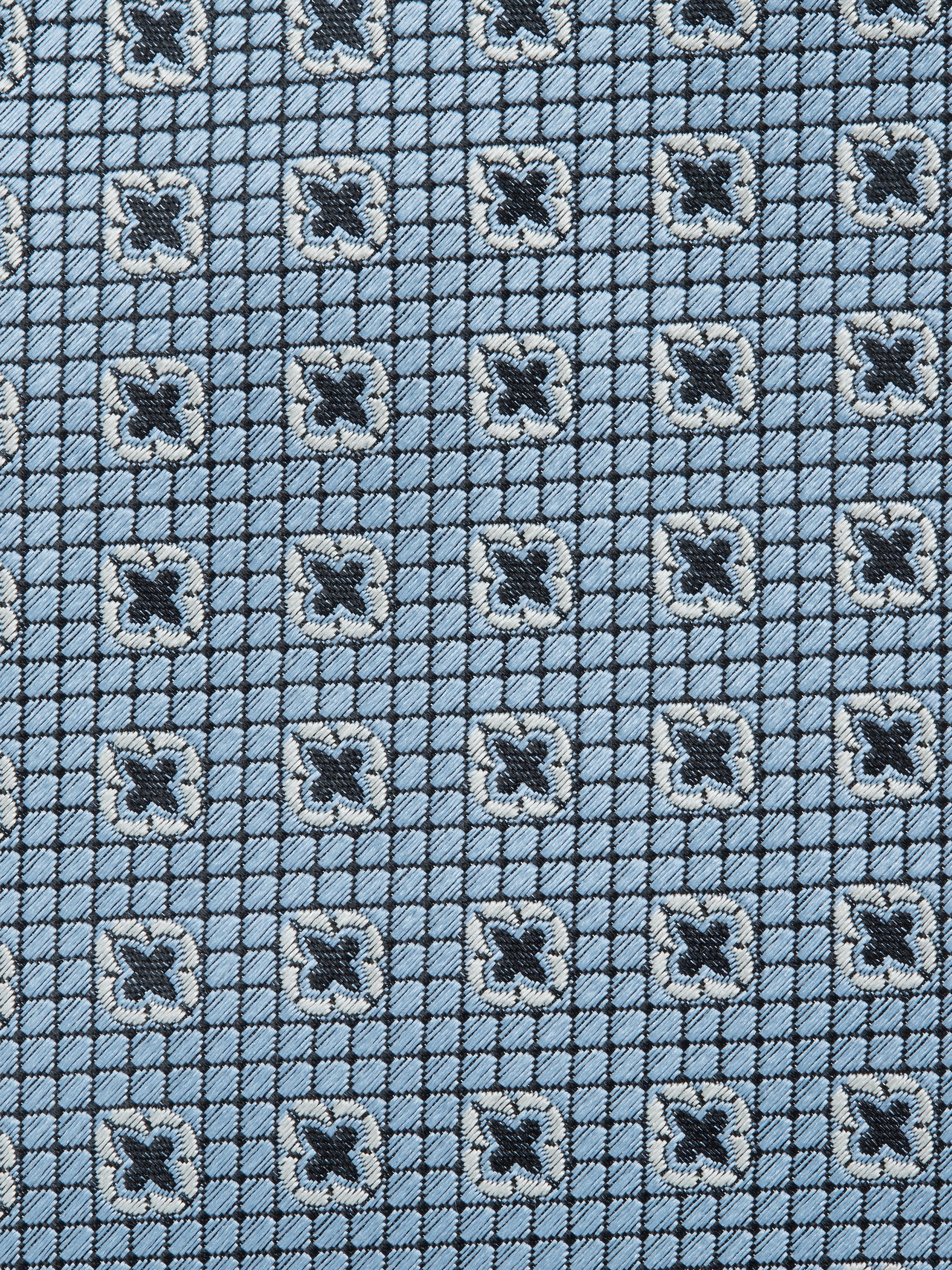 Light Blue Silk Tie Product detail photo #1