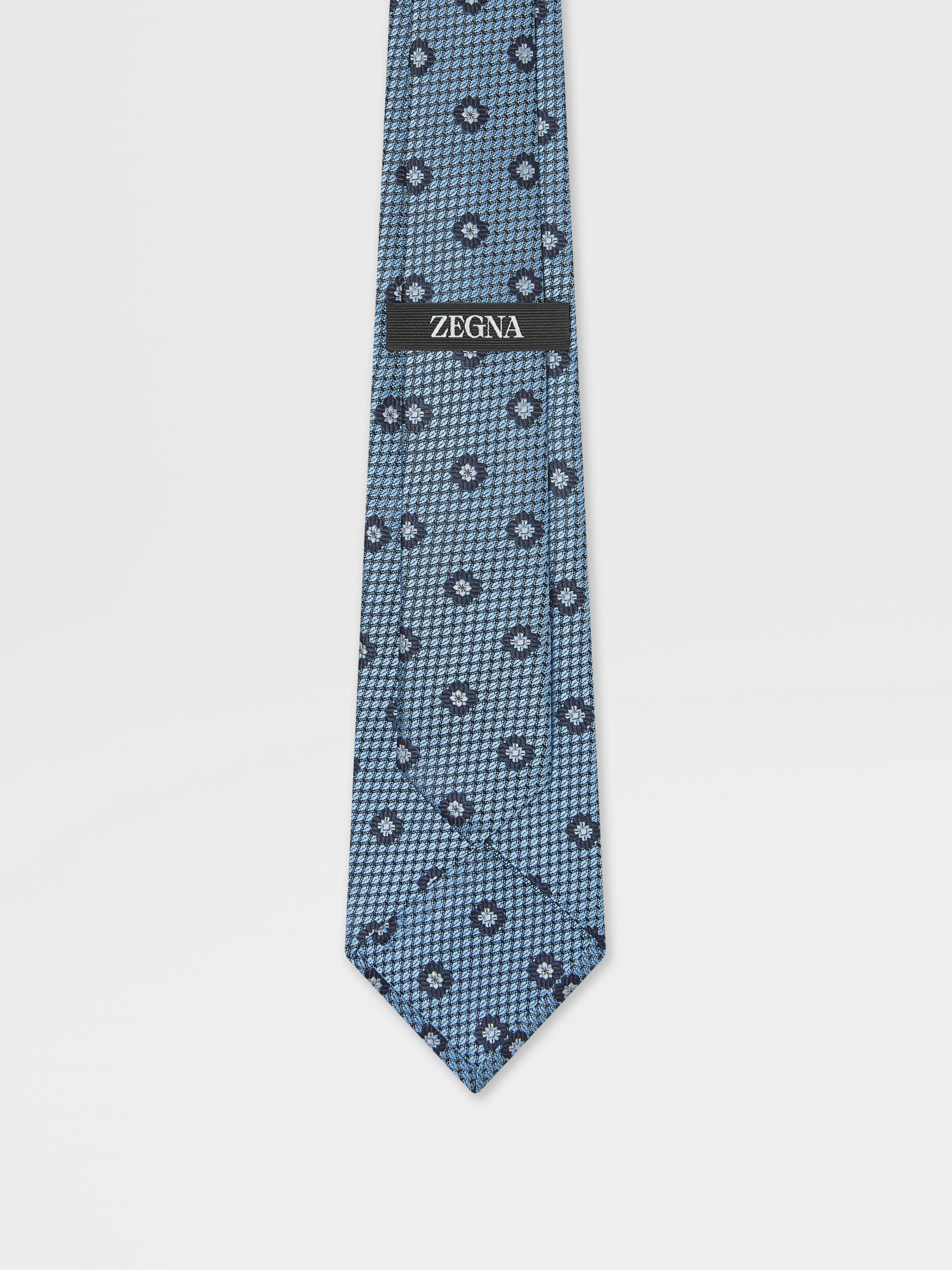 Light Blue Silk Tie Product detail photo #2