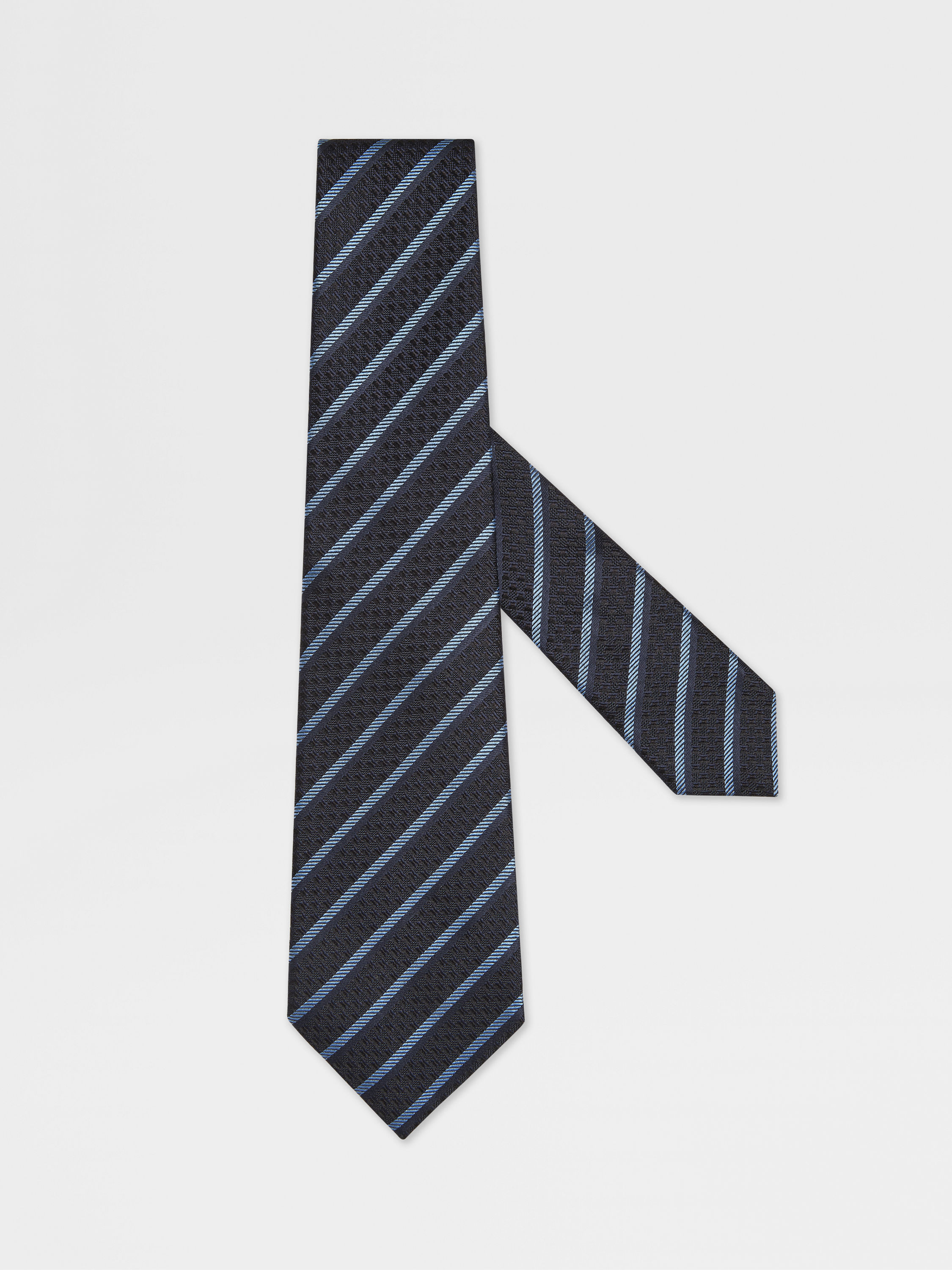 Dark Blue Silk Tie Main product photo