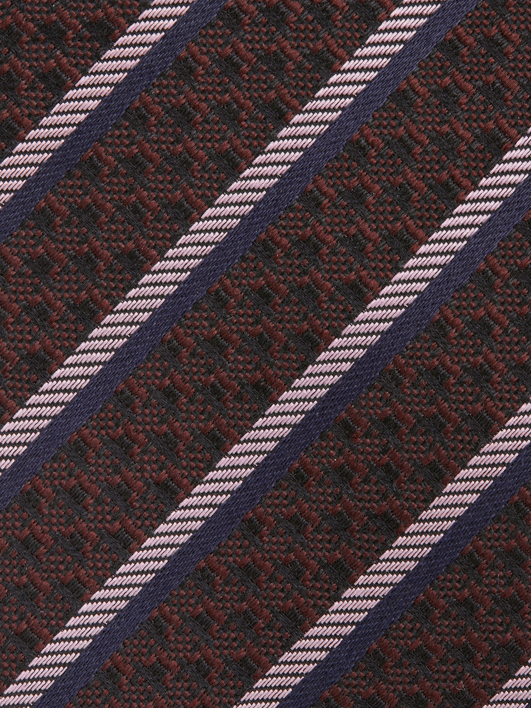 Burgundy Silk Tie Product detail photo #1