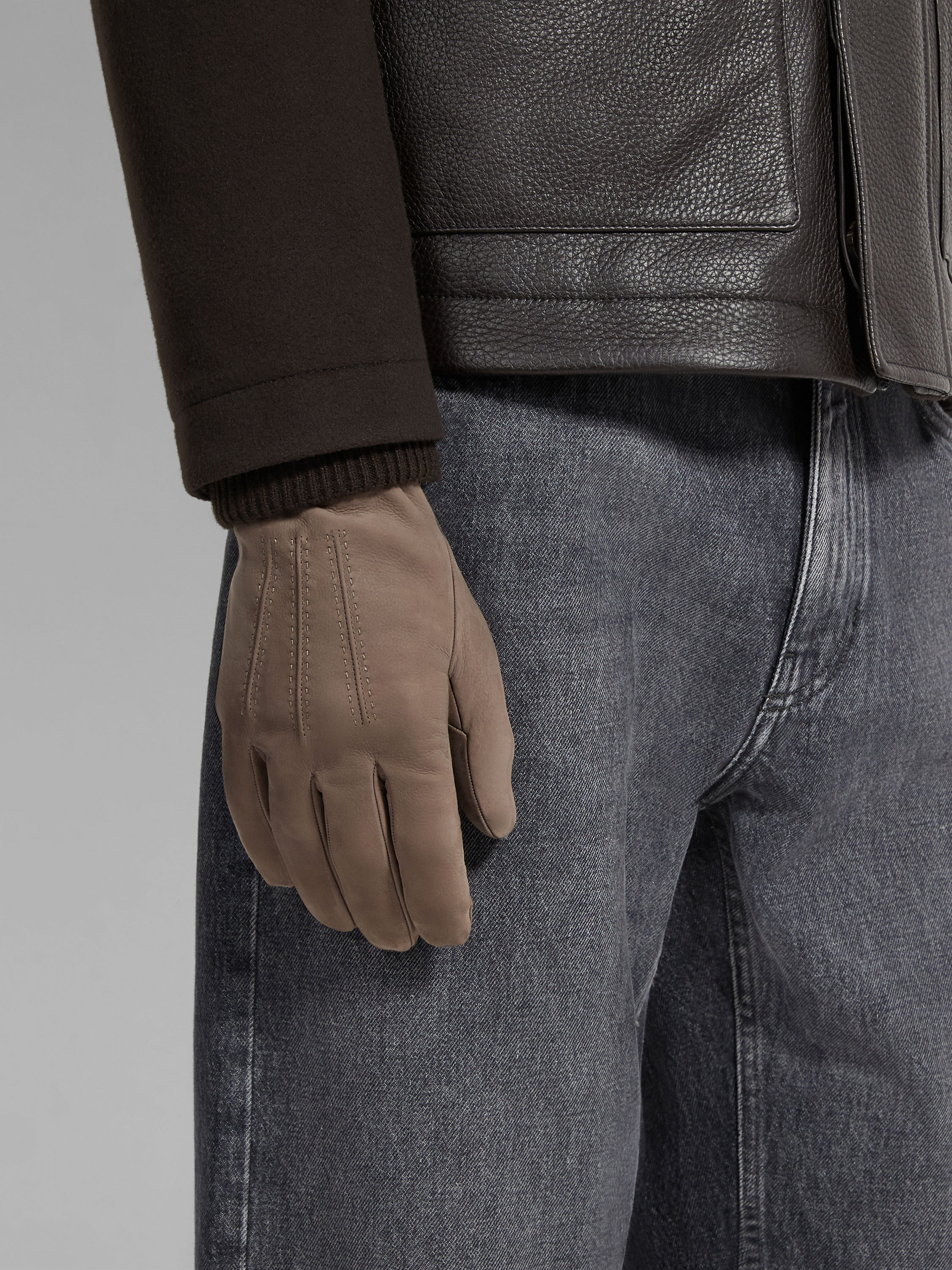 Guantes en SECONDSKIN Marrón Foto #2 de detalle del producto