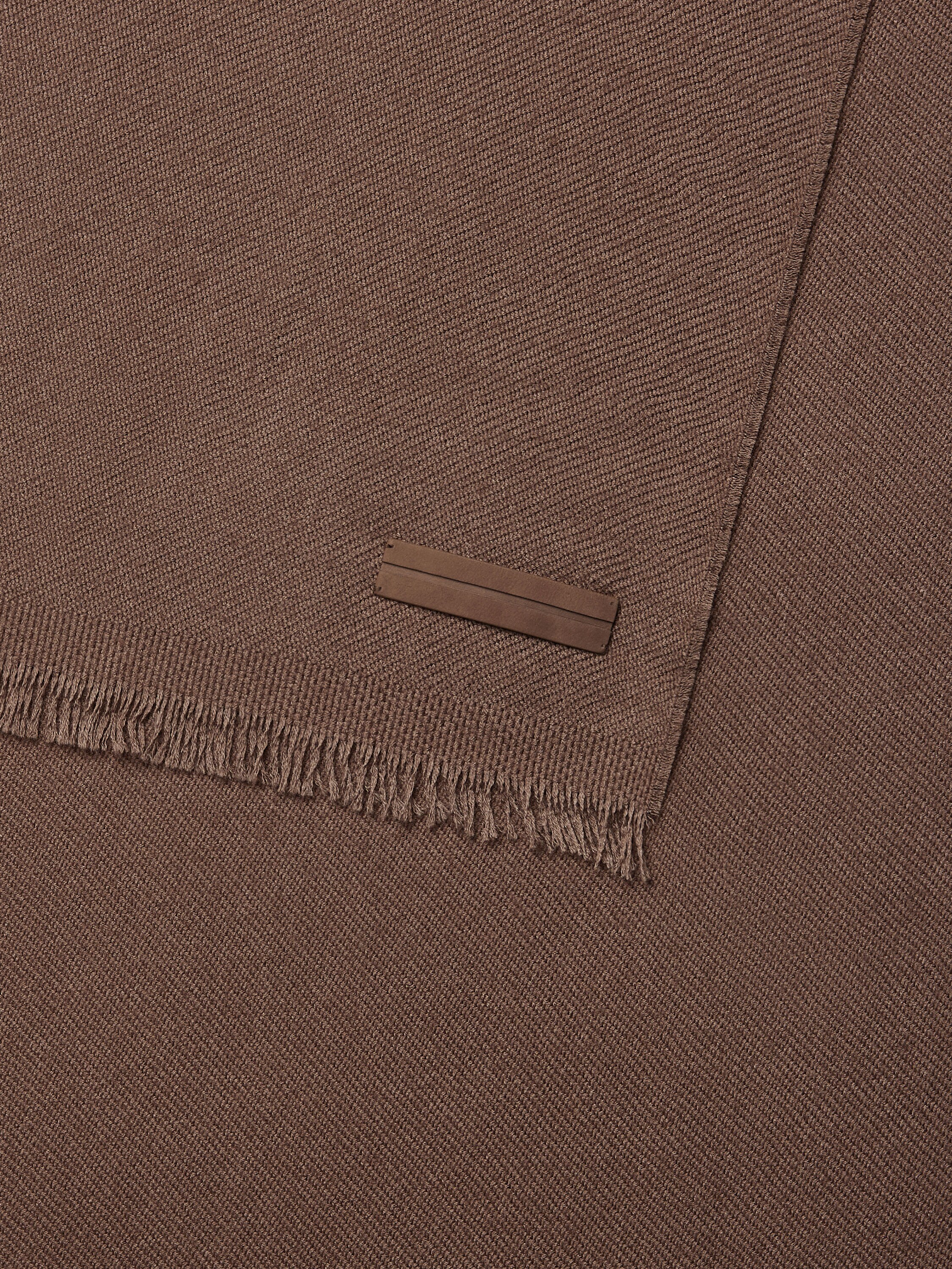 Brown Cashmere Scarf Product detail photo #1