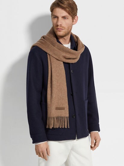 ブラウン Oasi Cashmereスカーフ FW25 35657767 | Zegna JP