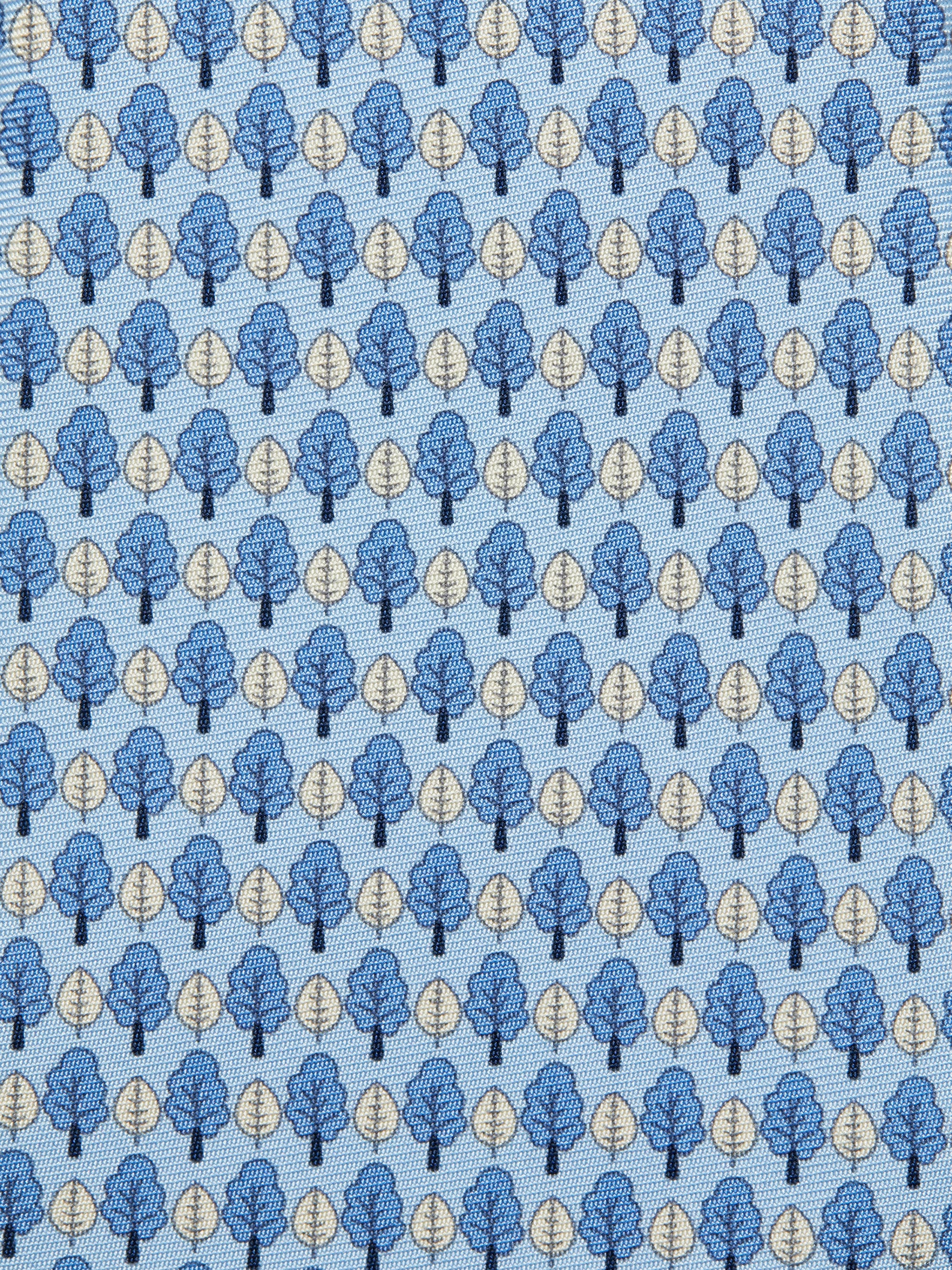 Krawatte aus Seide in Hellblau Detailfoto #1 des Produkts