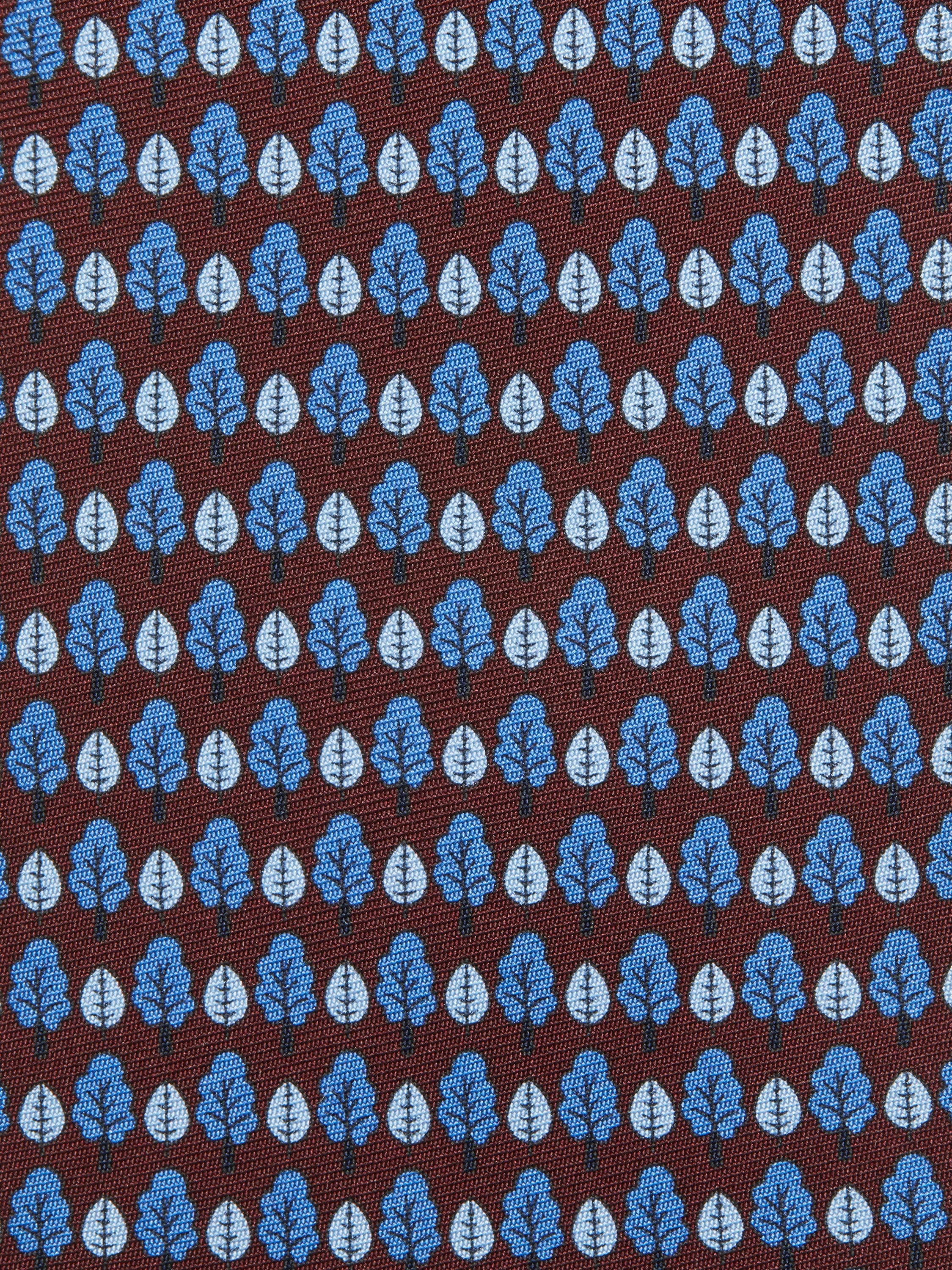 Krawatte aus Seide in Weinrot Detailfoto #1 des Produkts