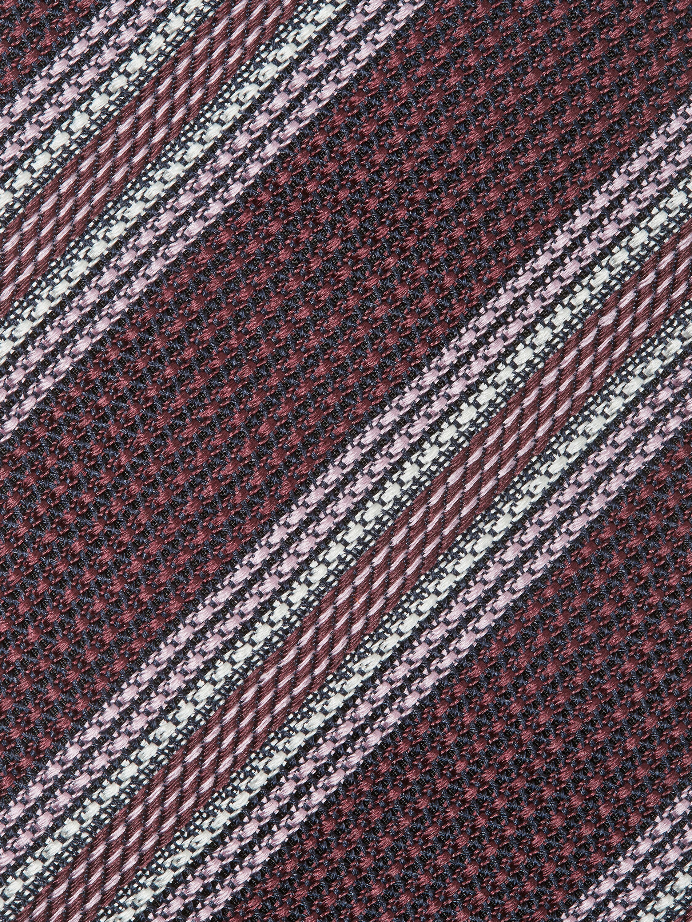 Burgundy Silk Tie Product detail photo #1