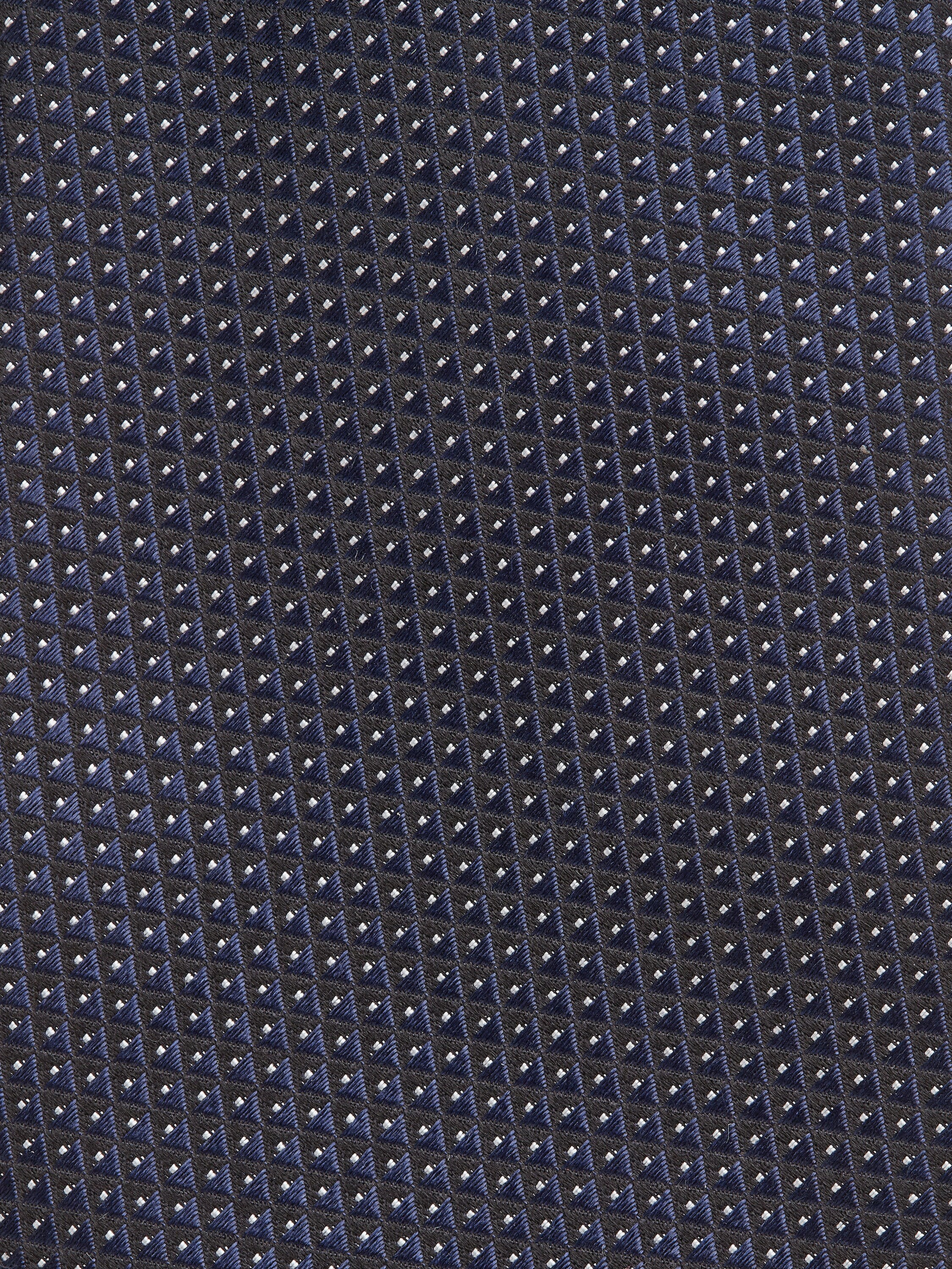 Krawatte aus Seide in Marineblau Detailfoto #1 des Produkts