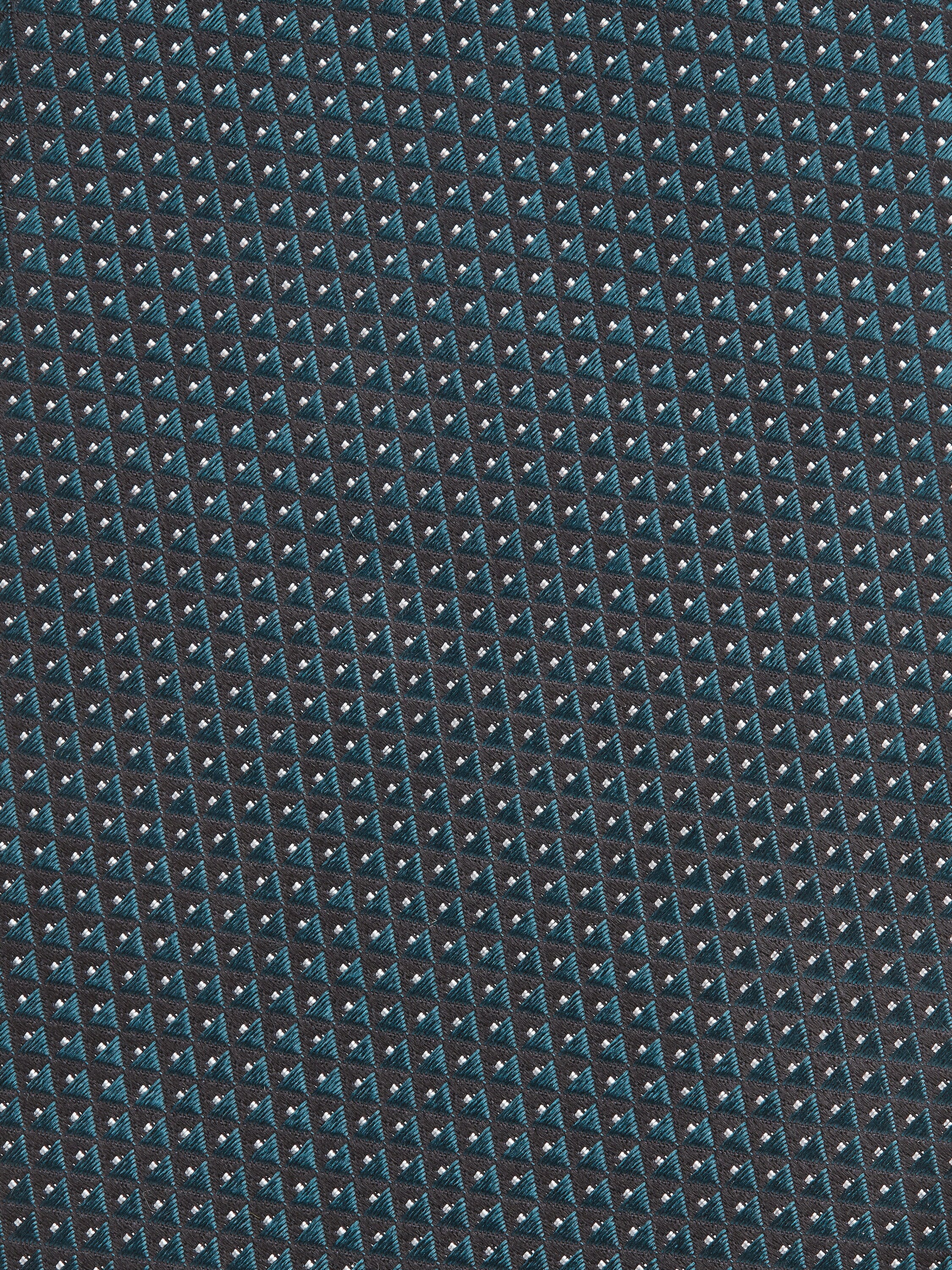 Krawatte aus Seide in dunklem Aquamarin Detailfoto #1 des Produkts