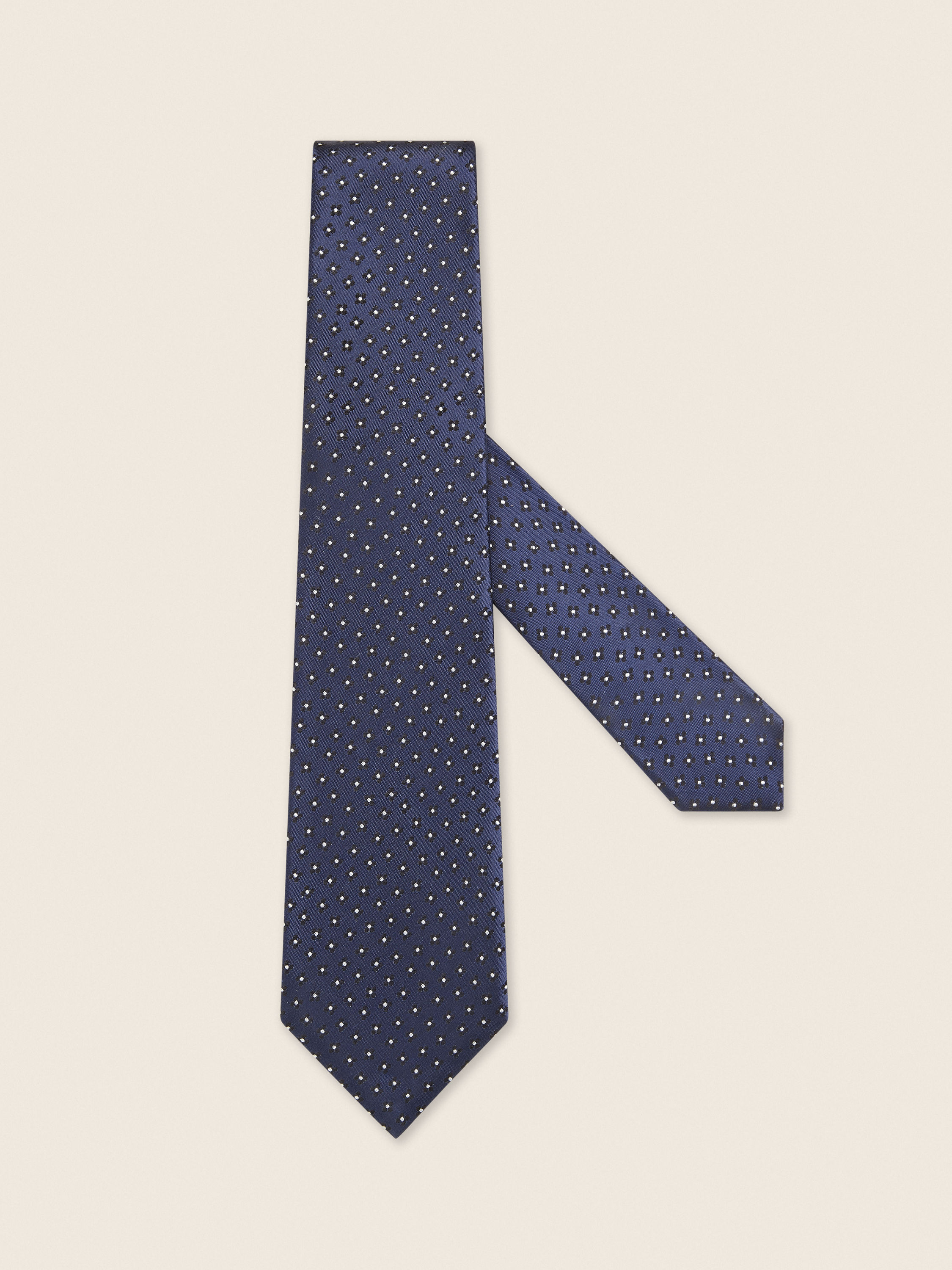 海军蓝桑蚕丝领带 产品主图