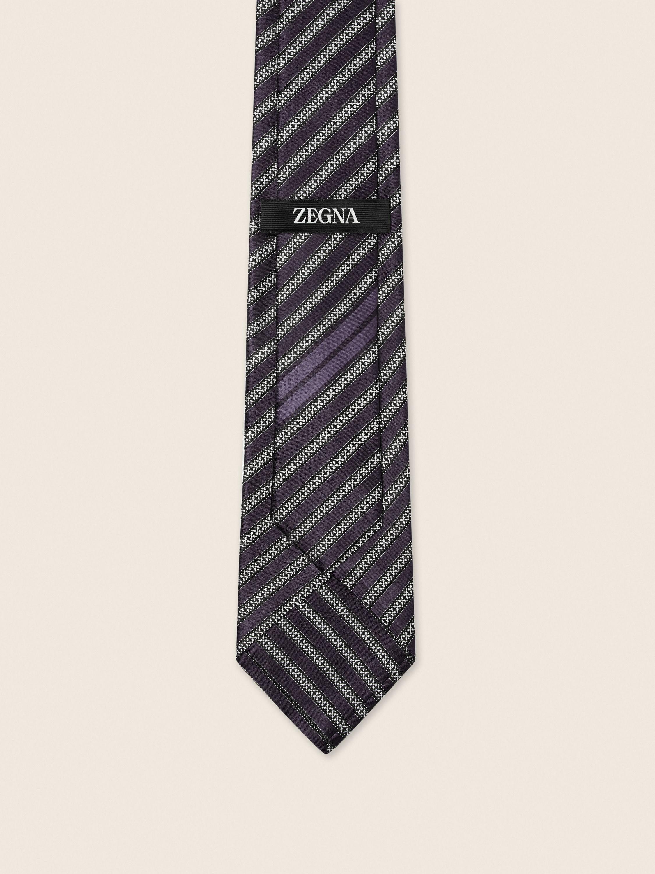 Dark Brown Silk Tie Product detail photo #2