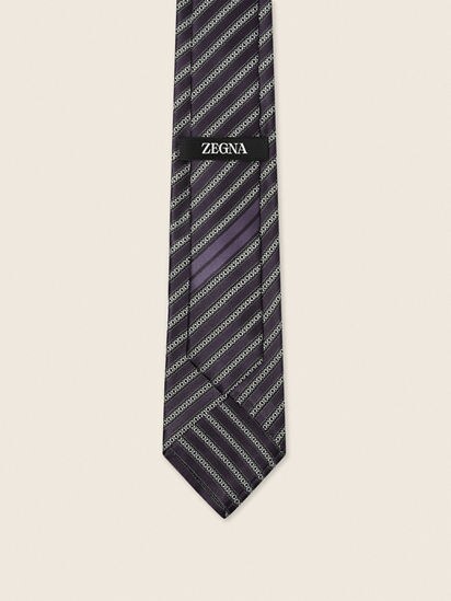 ダークブラウン シルクタイ SS26 37127643 | Zegna JP