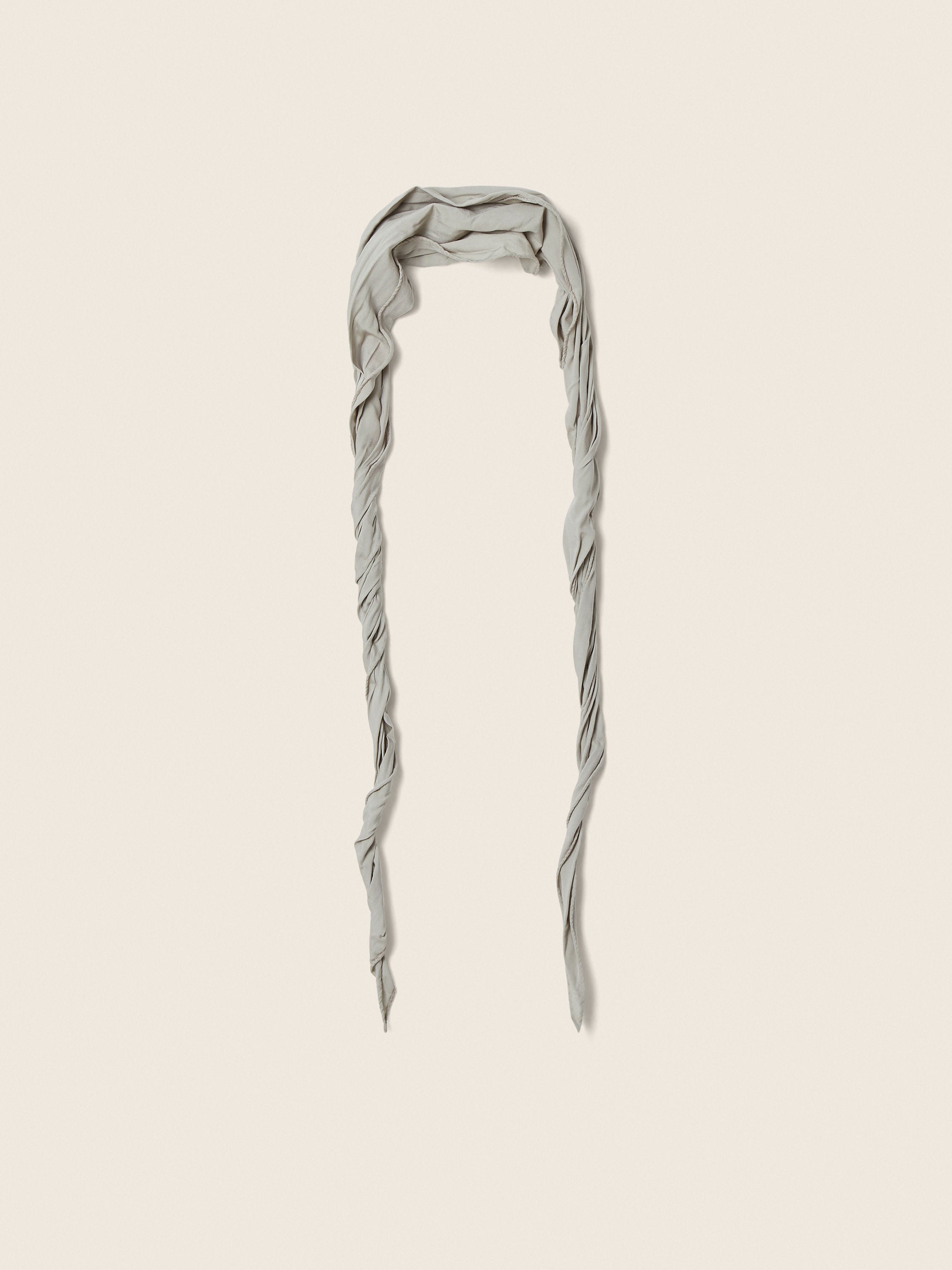 Foulard aus Seide in hellem Taupe Hauptproduktfoto