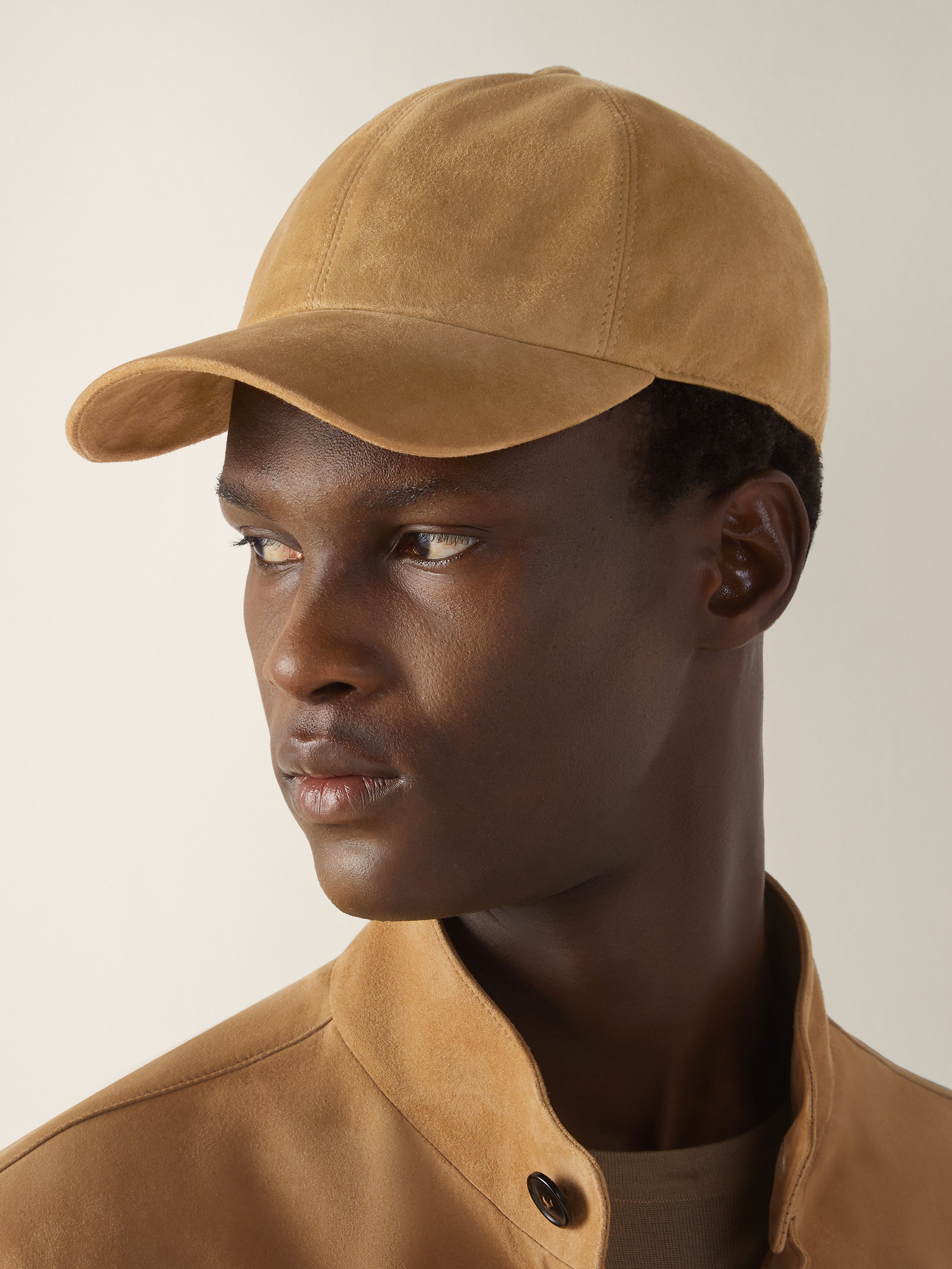 Baseballcap aus SECONDSKIN in Beige Detailfoto #2 des Produkts