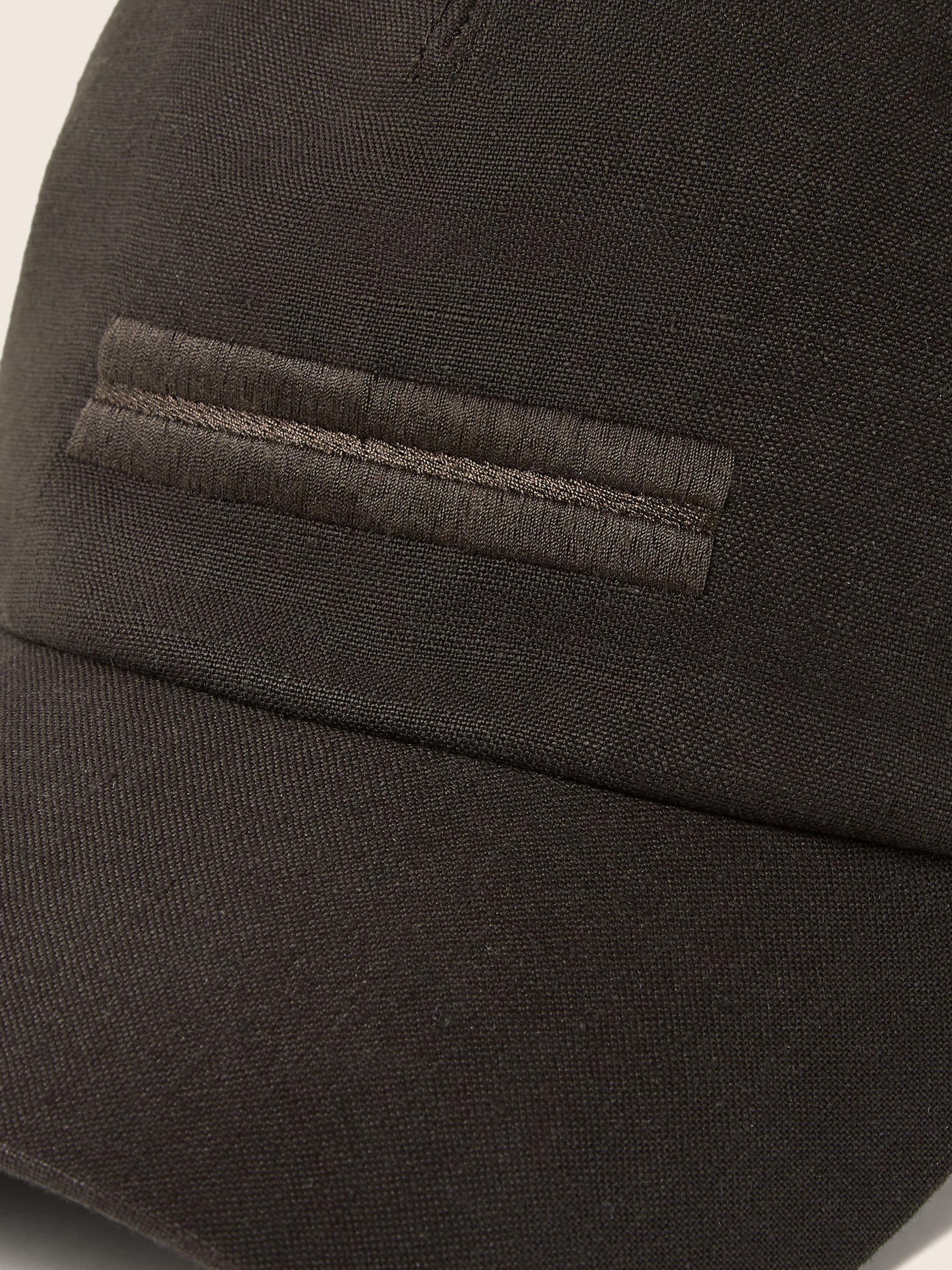 Cappello da Baseball in Oasi Lino Marrone Scuro Foto #1 di dettaglio del prodotto