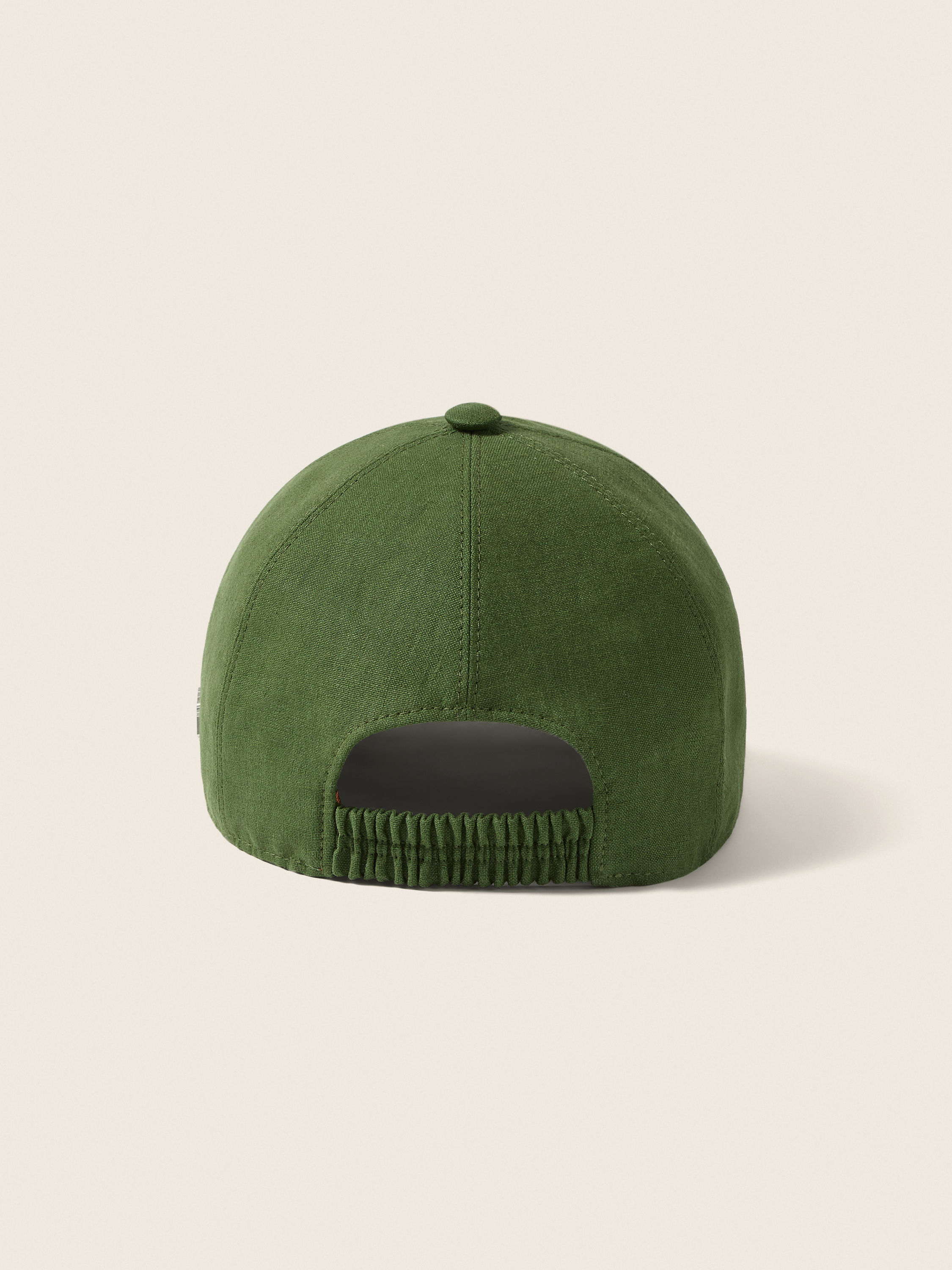 Pine Green Oasi Lino Baseball Cap Product detail photo #3