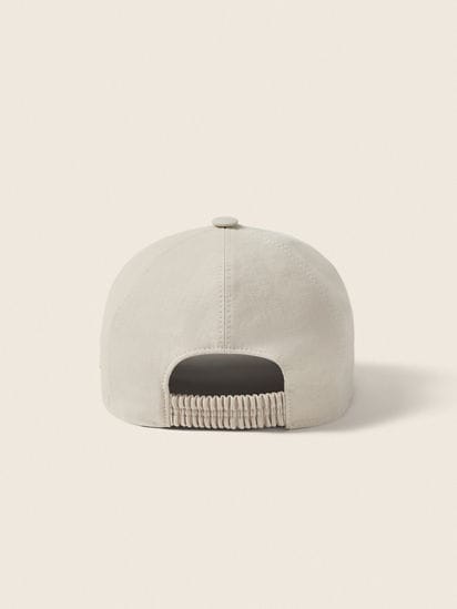 Ivory Oasi Lino Baseball Cap SS26 37147326 | Zegna US