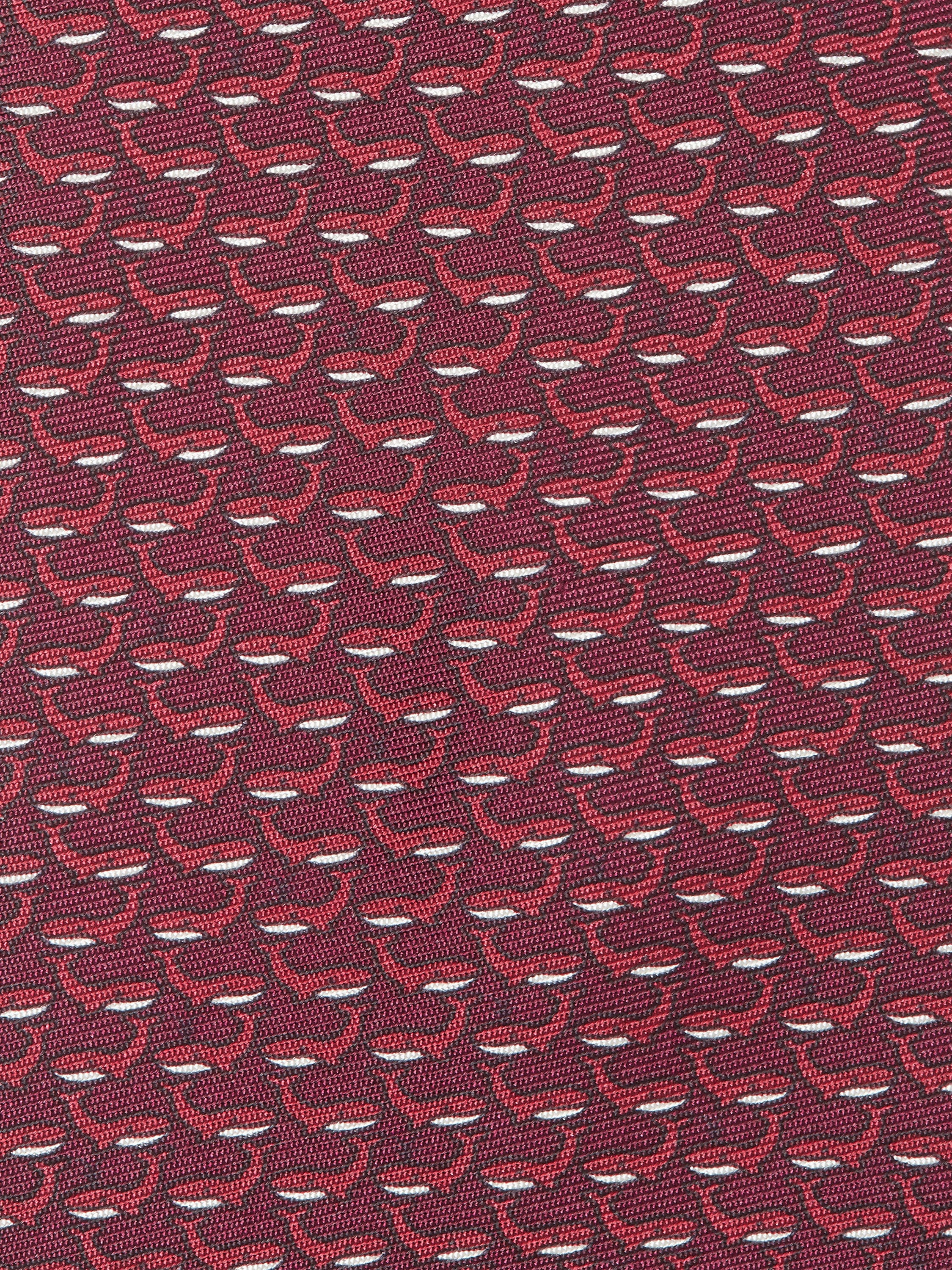 Burgundy Silk Tie Product detail photo #1