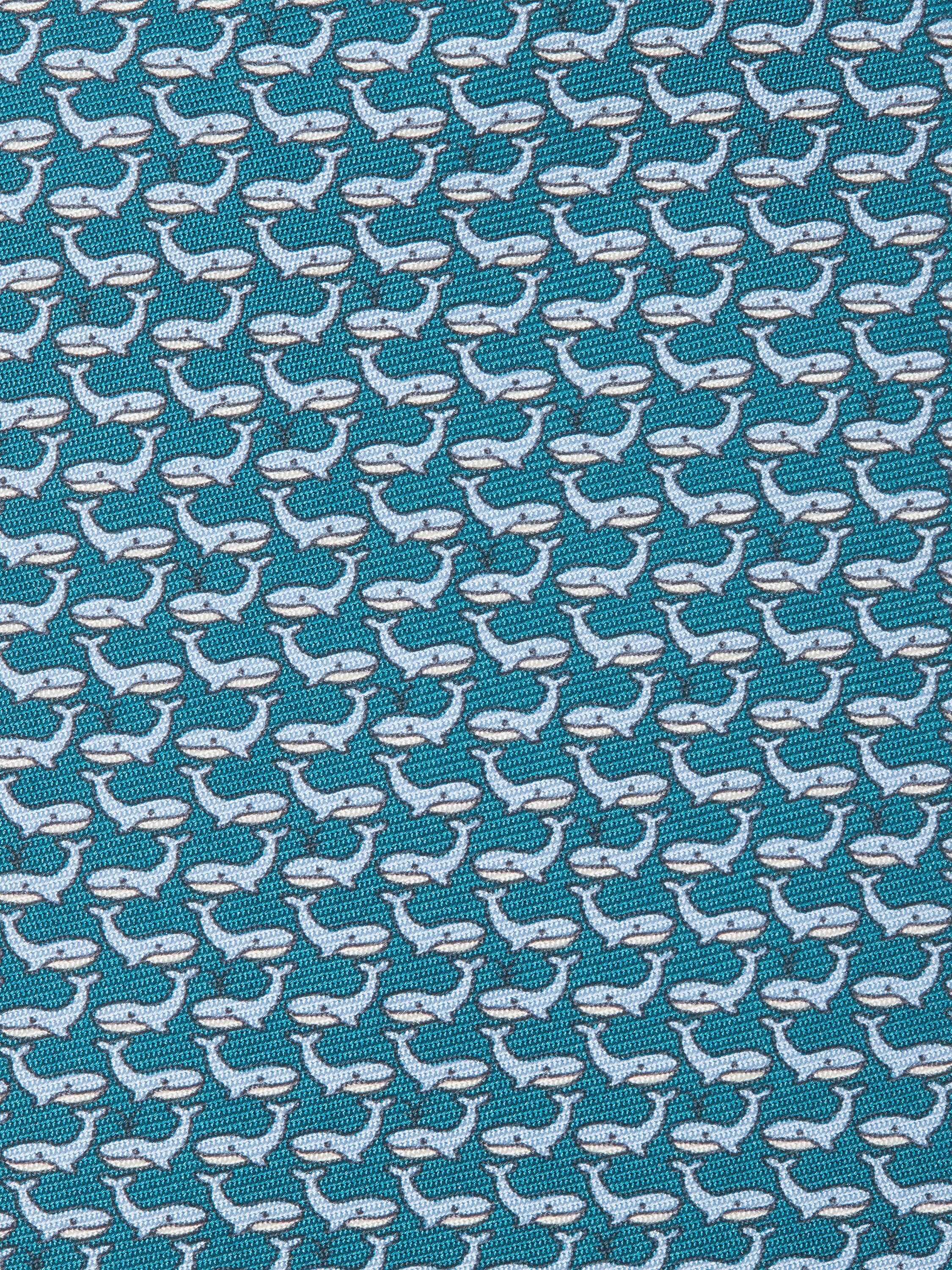 Dark Teal Blue Silk Tie Product detail photo #1