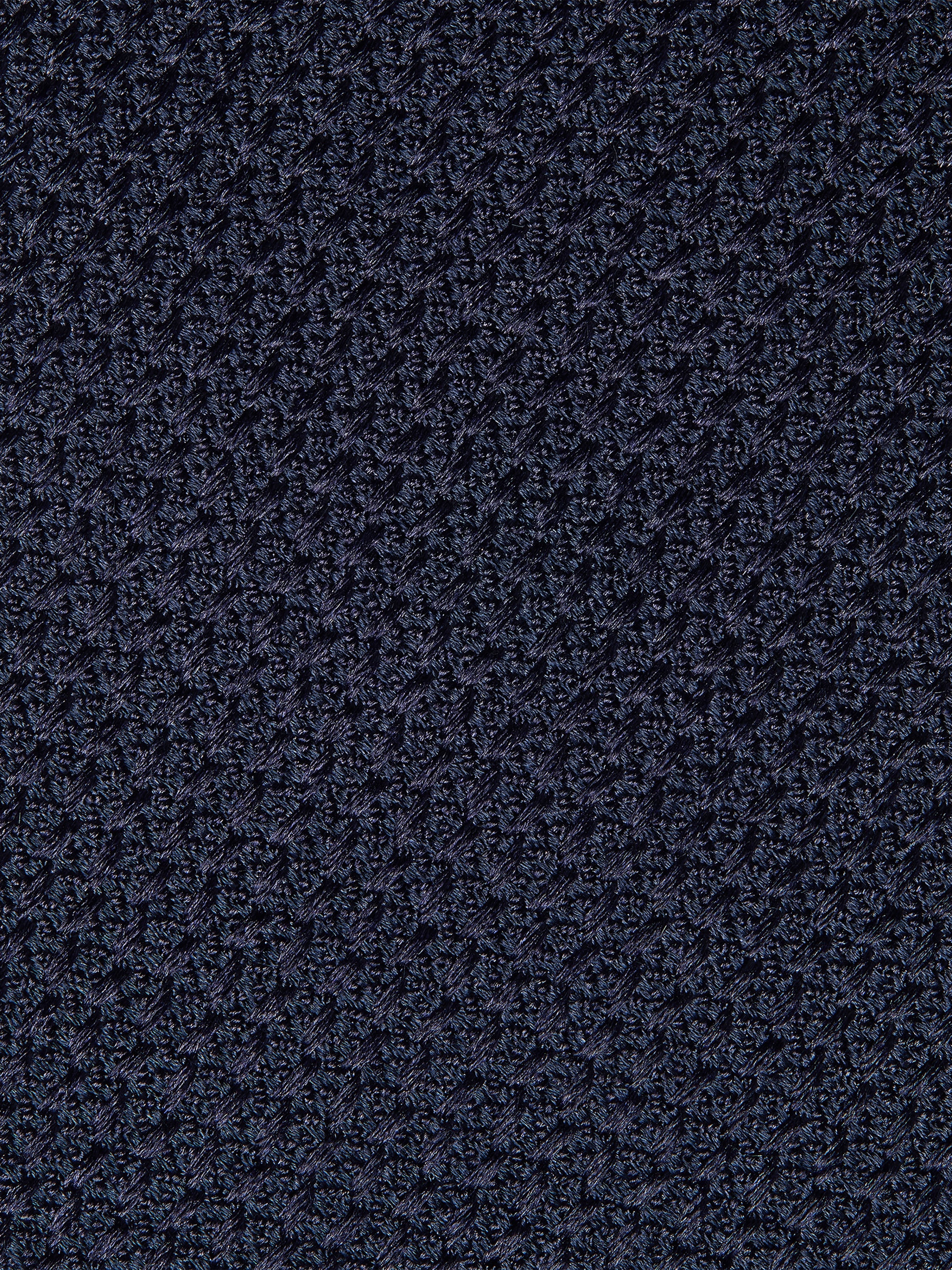 Navy Blue Silk Tie Product detail photo #1