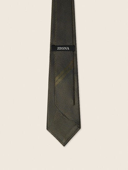 ダークオリーブグリーン シルクタイ FW26 39398936 | Zegna JP