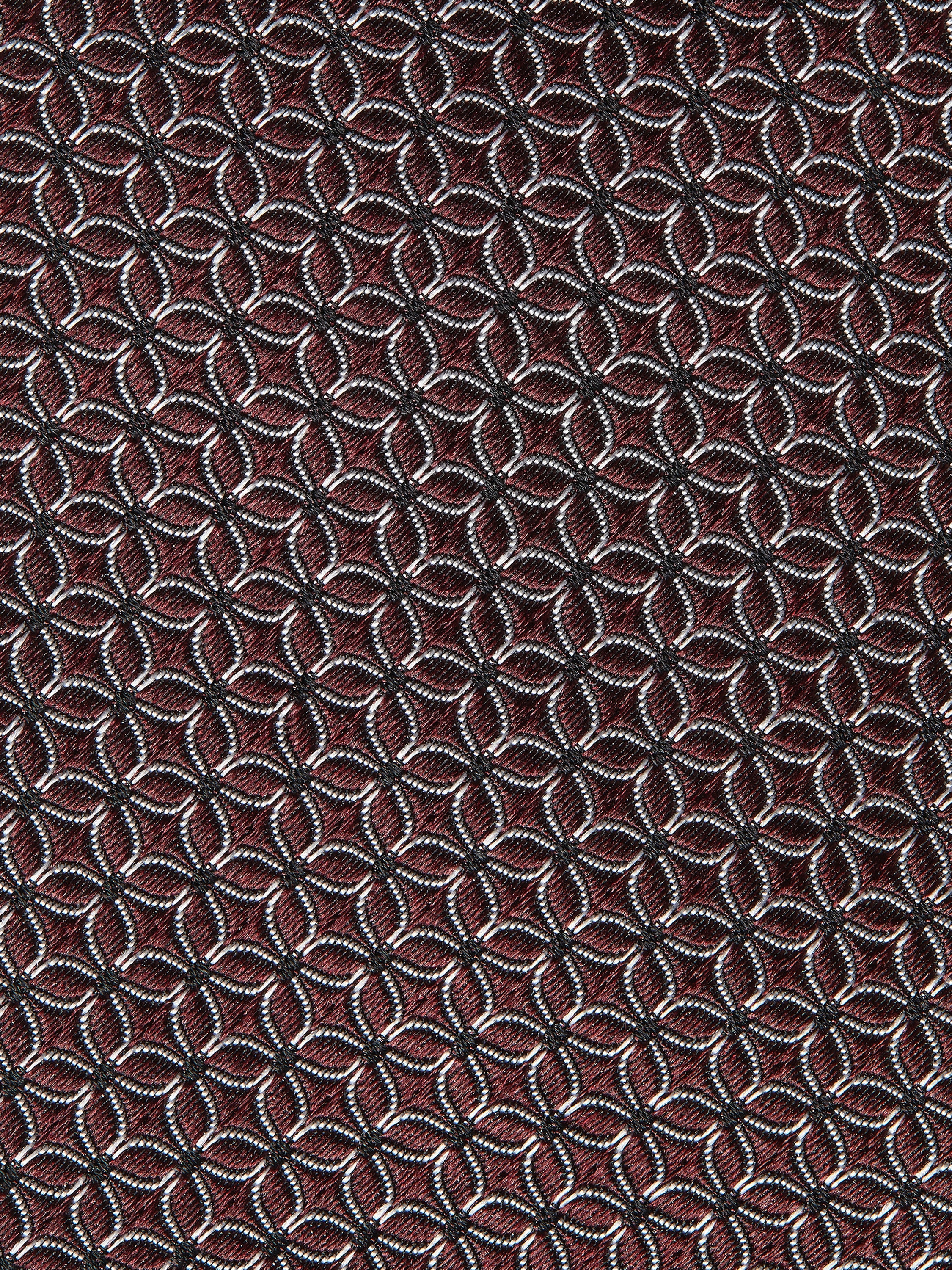 Dark Burgundy Silk Tie Product detail photo #1