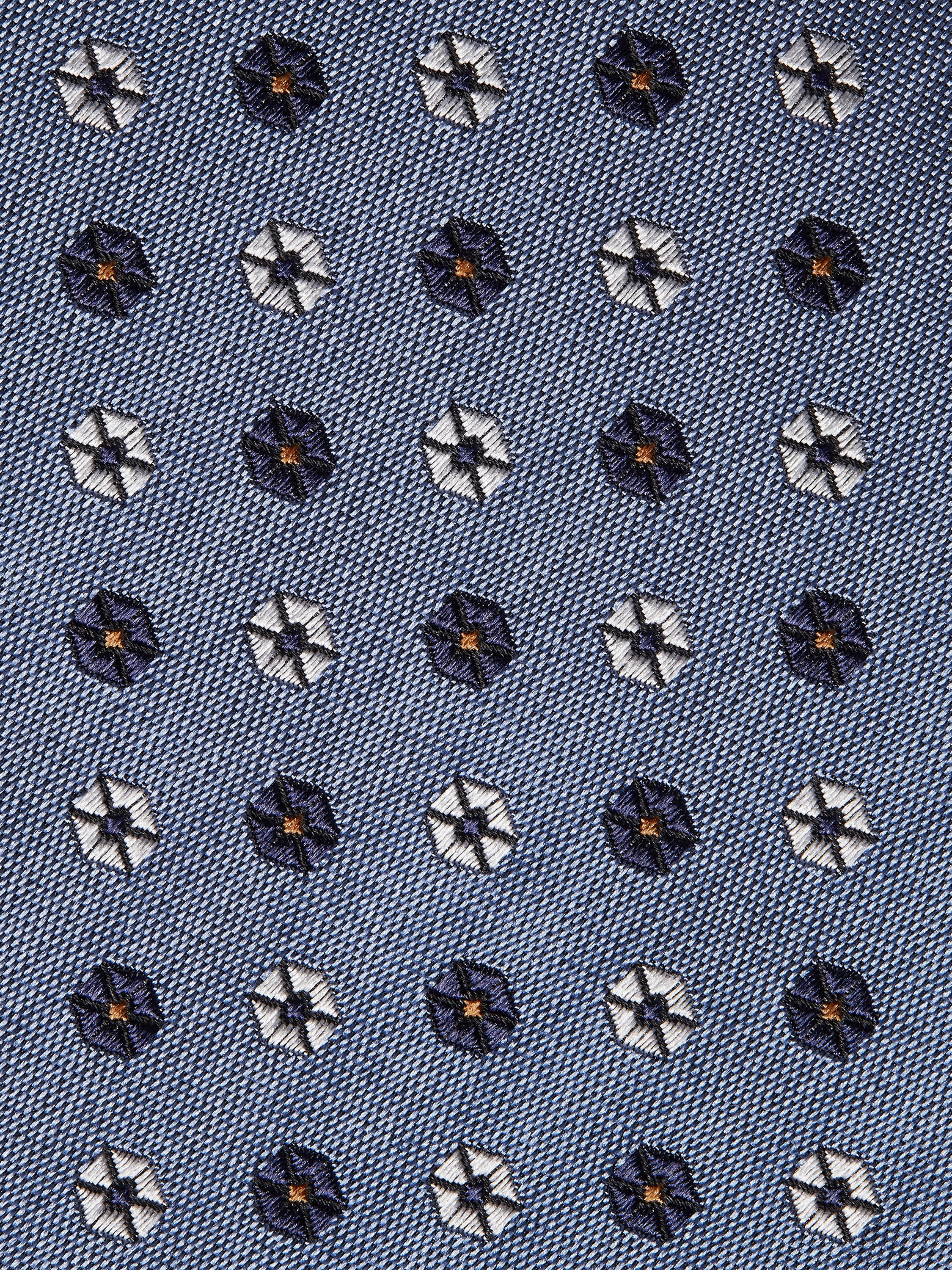 Light Avio Blue Silk Tie Product detail photo #1