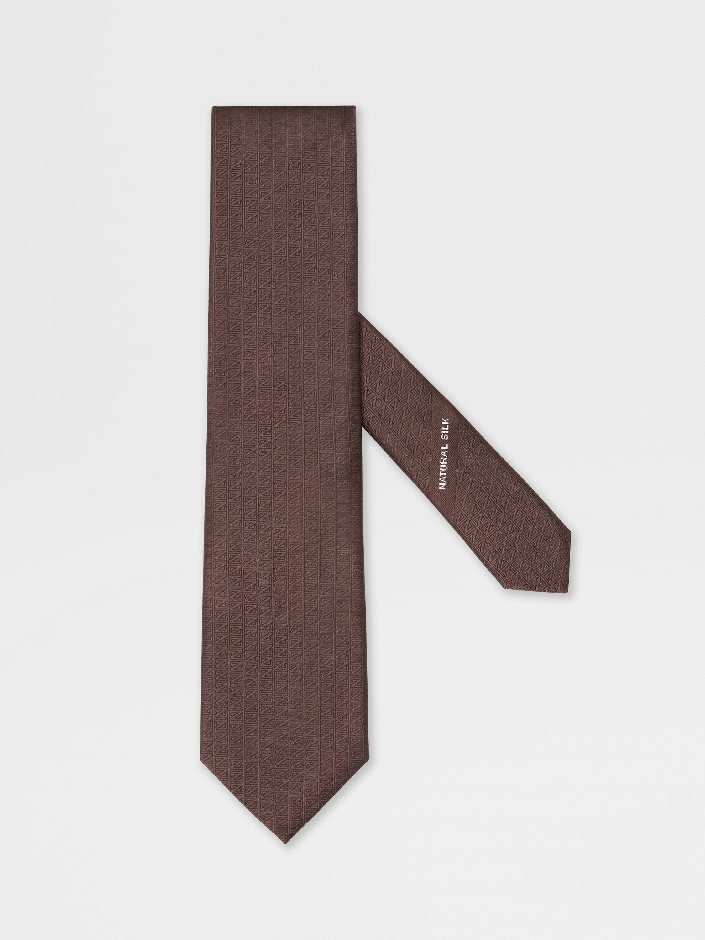 Dark Brown Silk Tie FW23 23197924