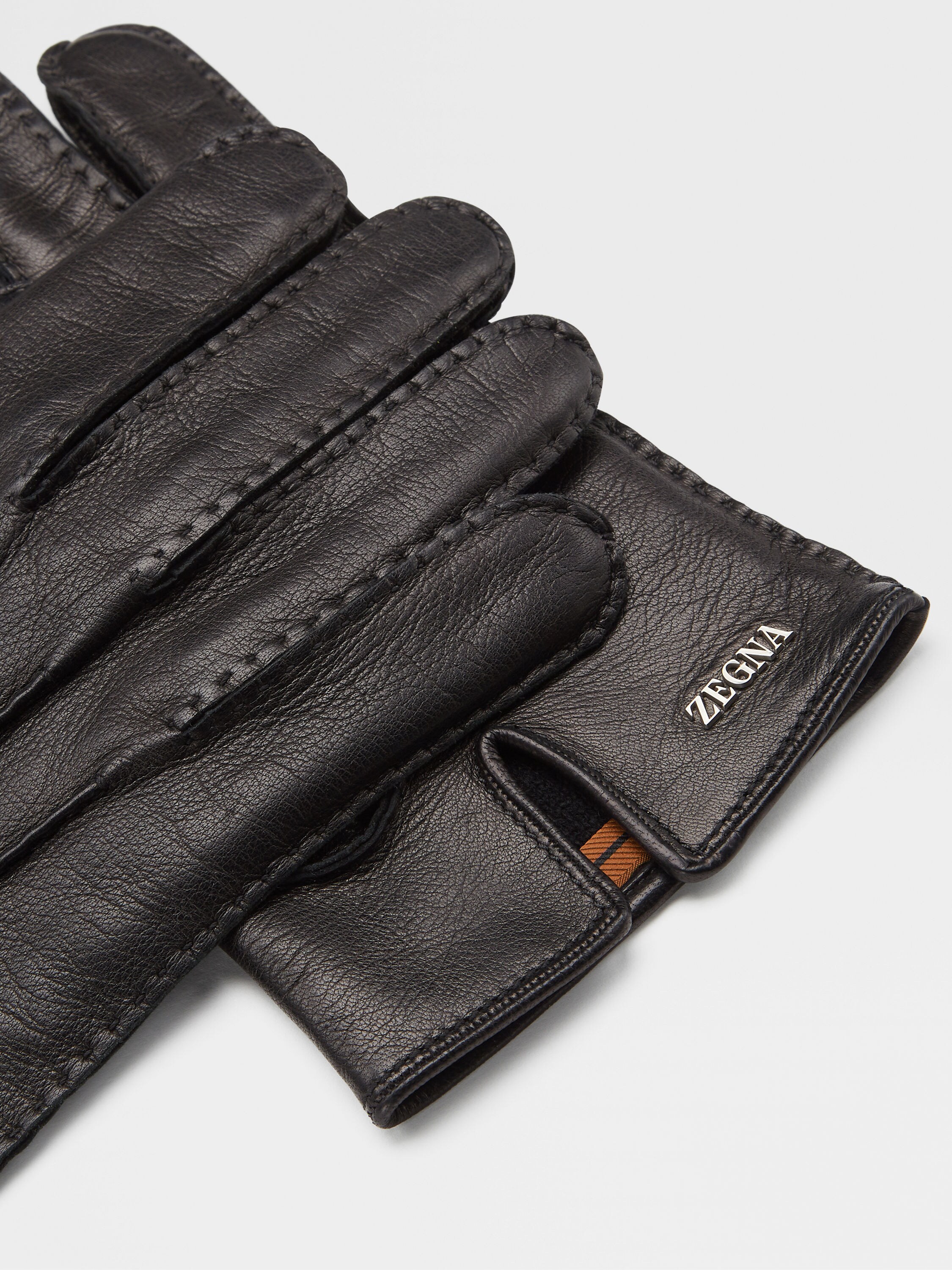 Black Leather Gloves Product detail photo #1