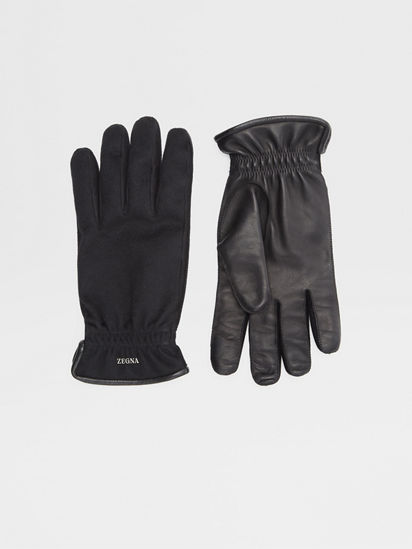 Guantes de Vestir Negros de Cashmere