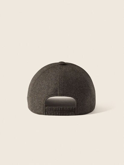 Green Mélange Oasi Cashmere Baseball Cap FW26 39334071 | Zegna ES