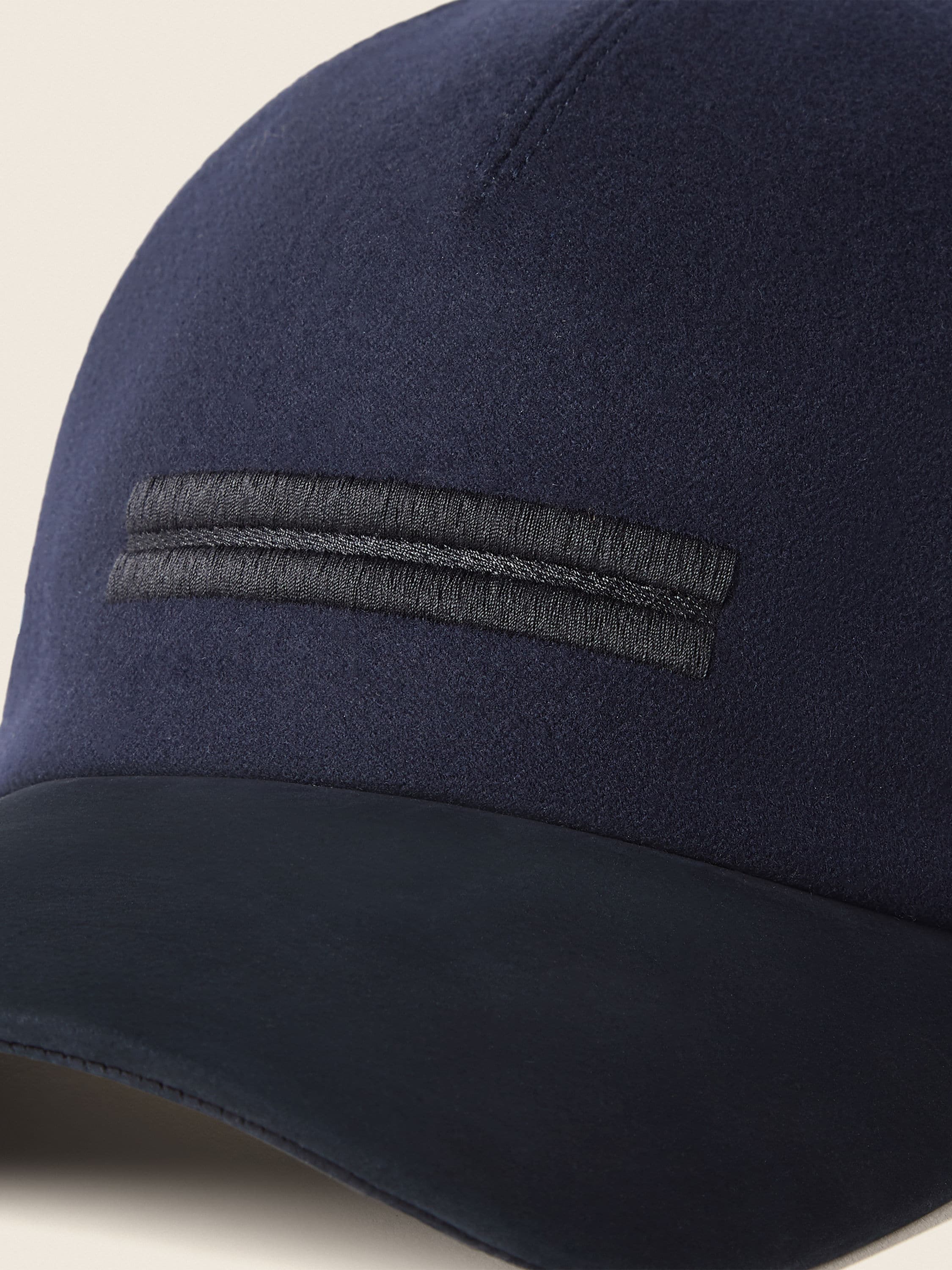 Navy Blue Vellus Aureum Baseball Cap Product detail photo #1