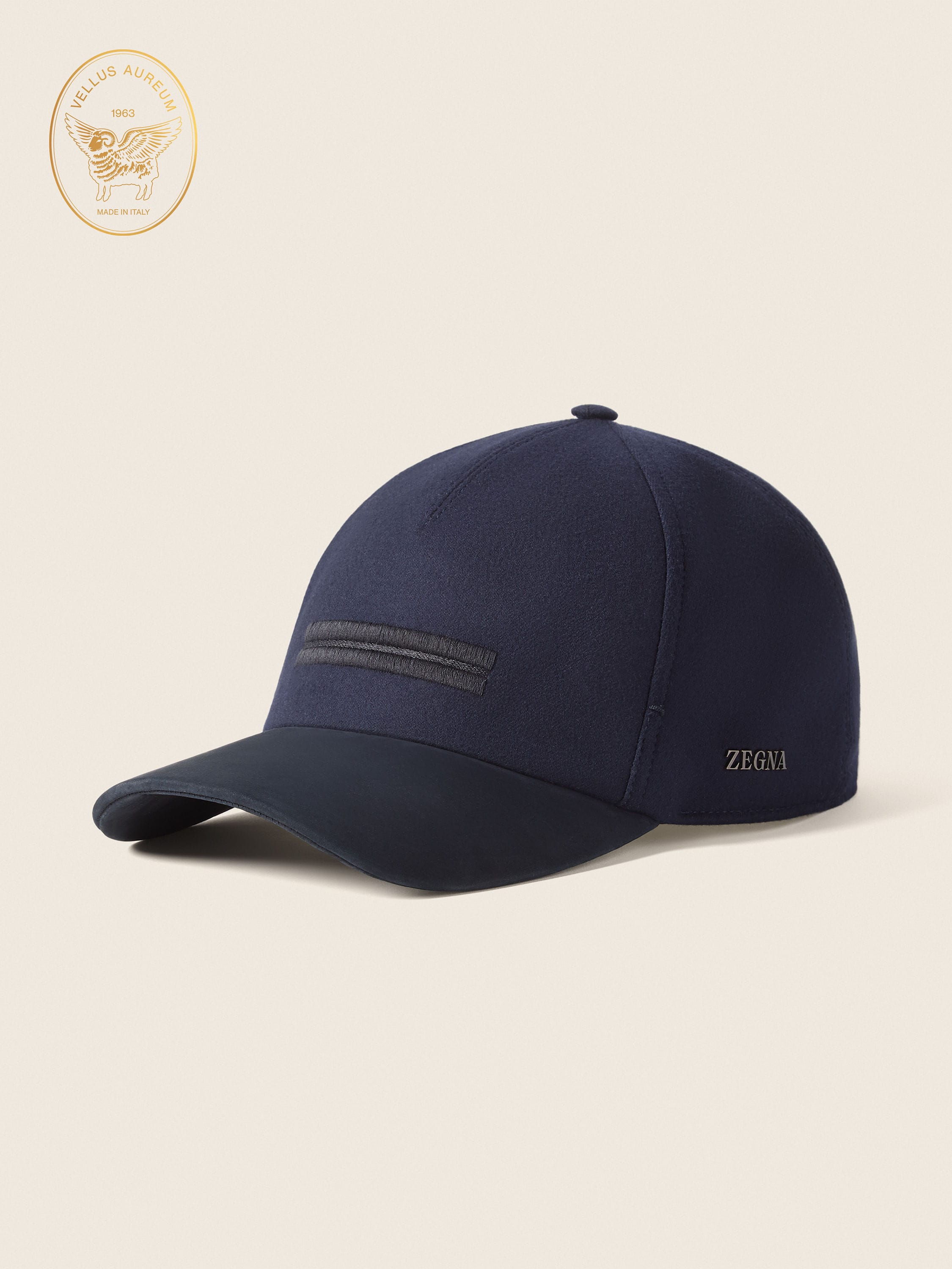 Navy Blue Vellus Aureum Baseball Cap Main product photo