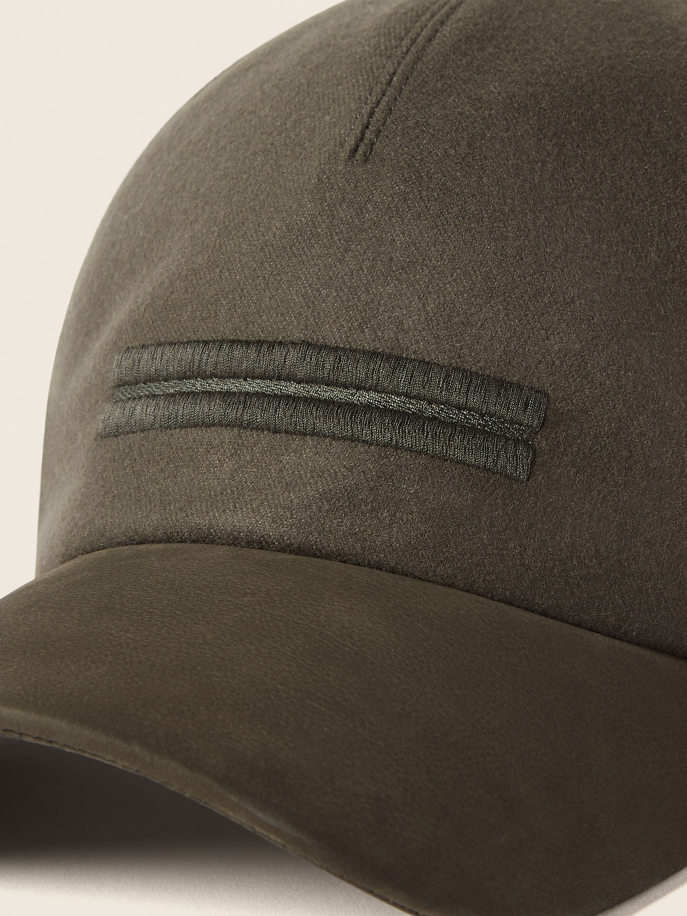 Dark Olive Green Vellus Aureum Baseball Cap Product detail photo #1