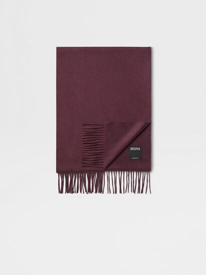 Maroon cashmere deals scarf