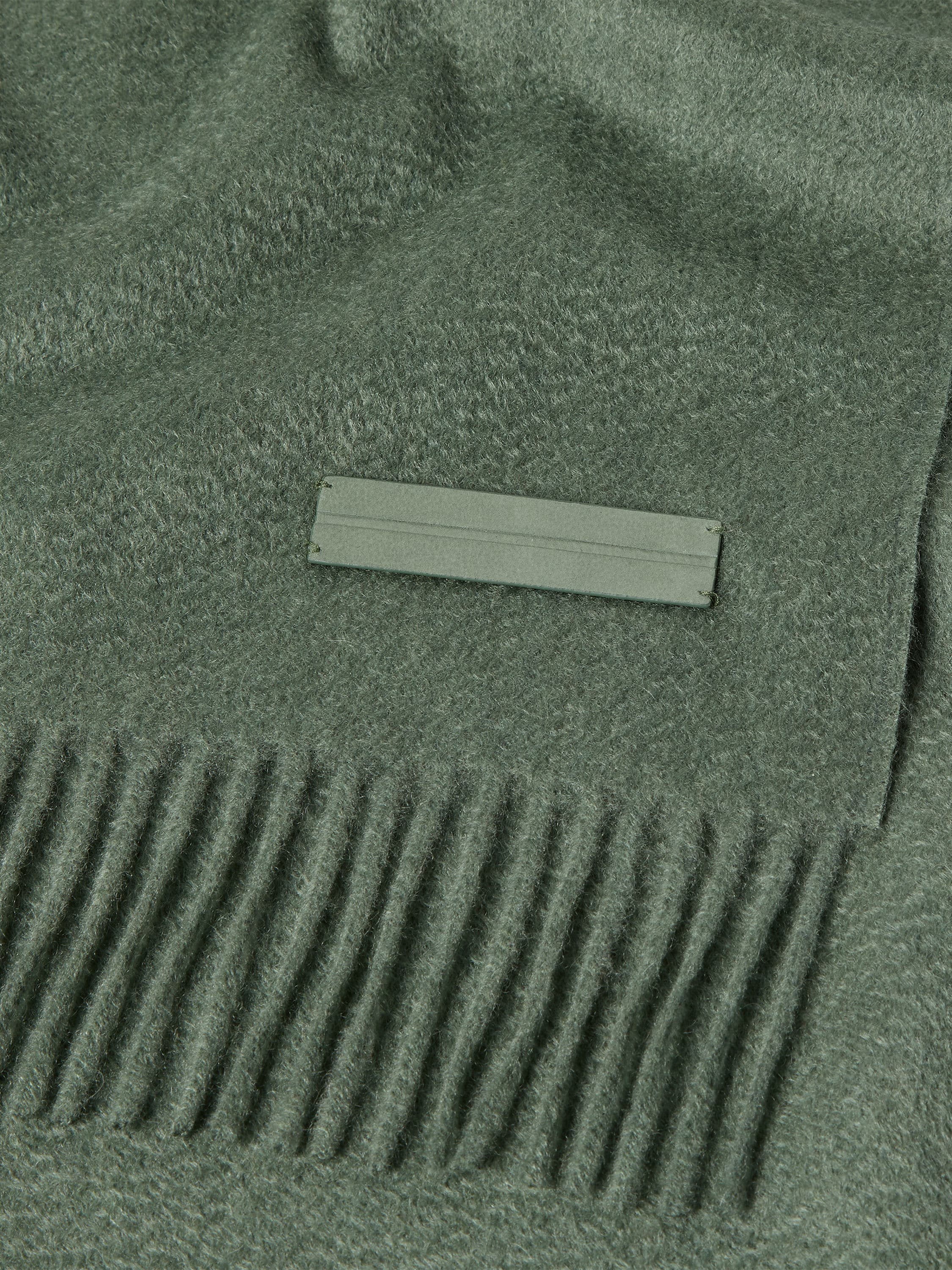 Light Green Oasi Cashmere Scarf Product detail photo #1