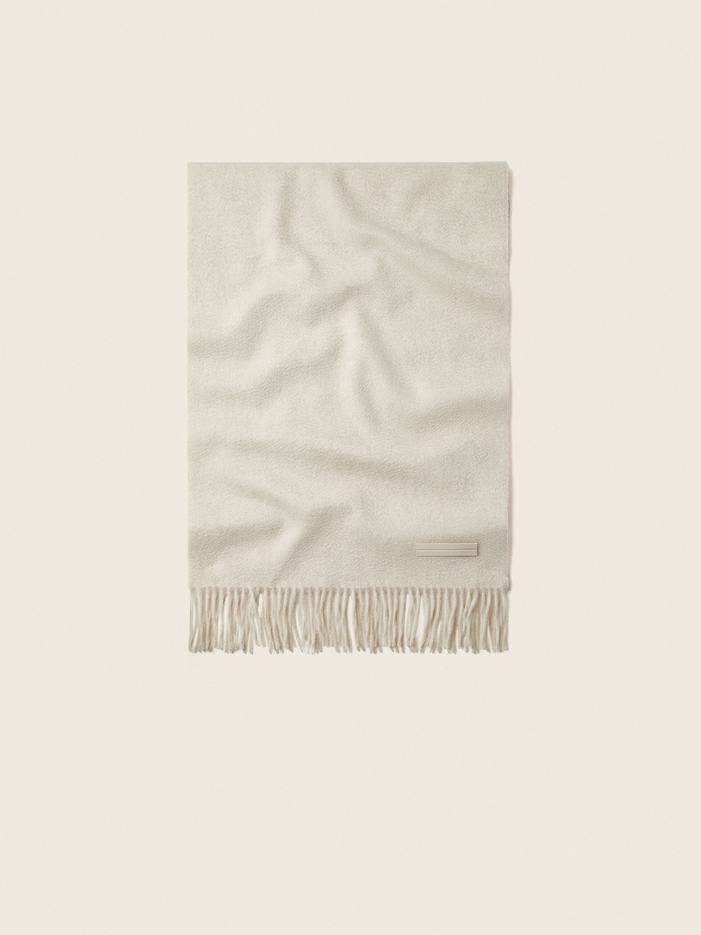 Cream White Oasi Cashmere Scarf FW26 39426126 | Zegna US