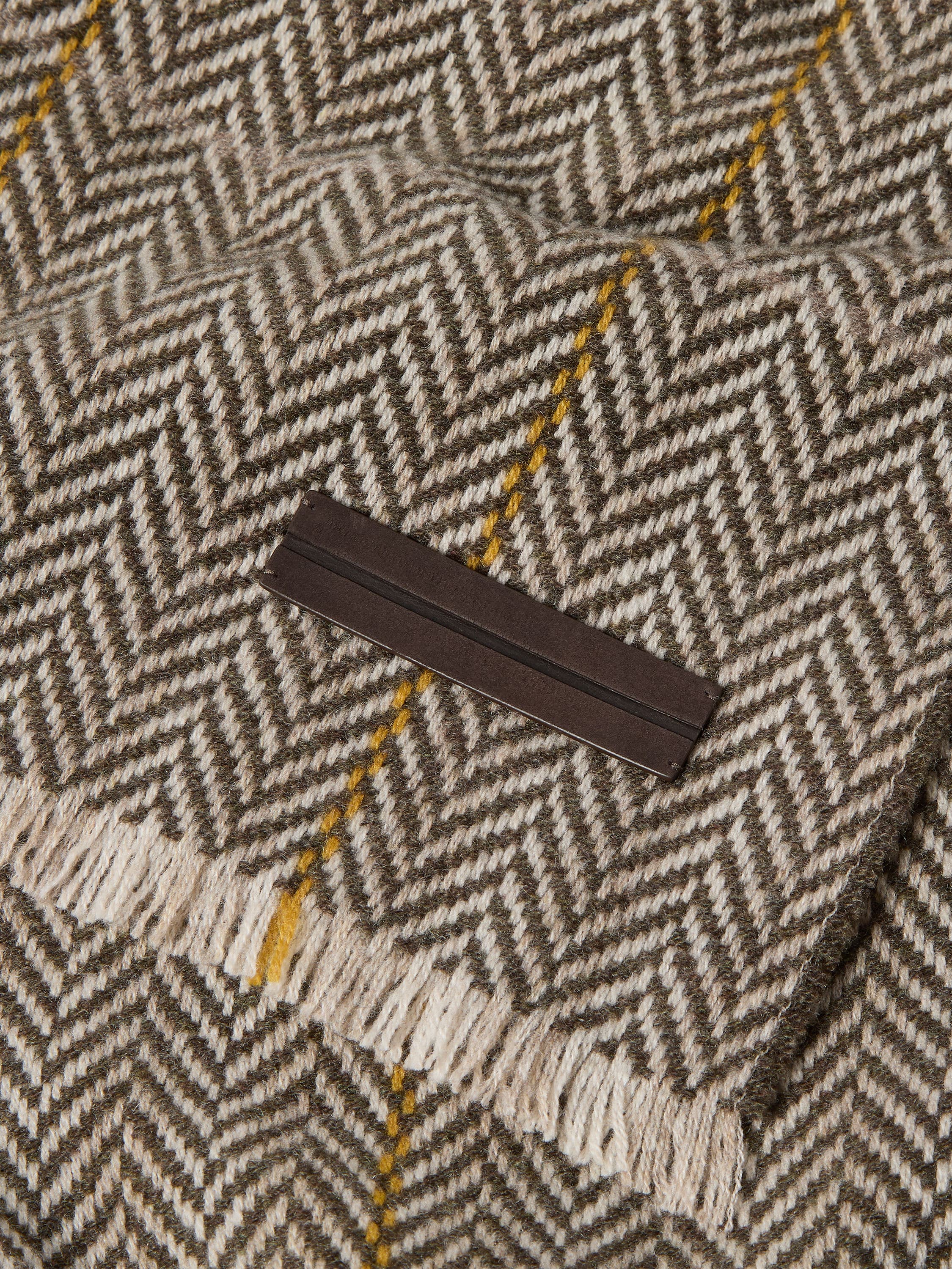 Light Taupe Oasi Cashmere Scarf Product detail photo #1