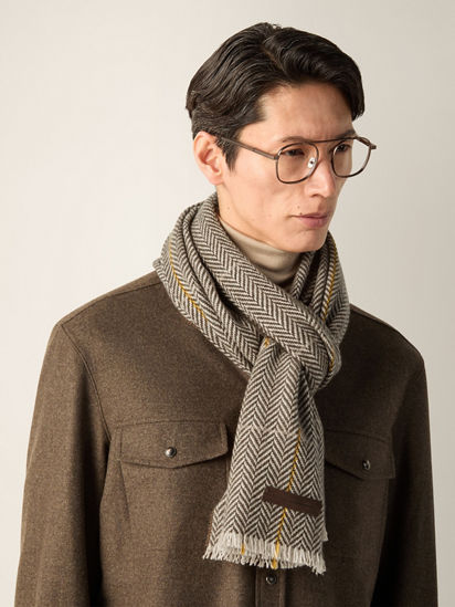 Light Taupe Oasi Cashmere Scarf FW26 39426565 | Zegna US