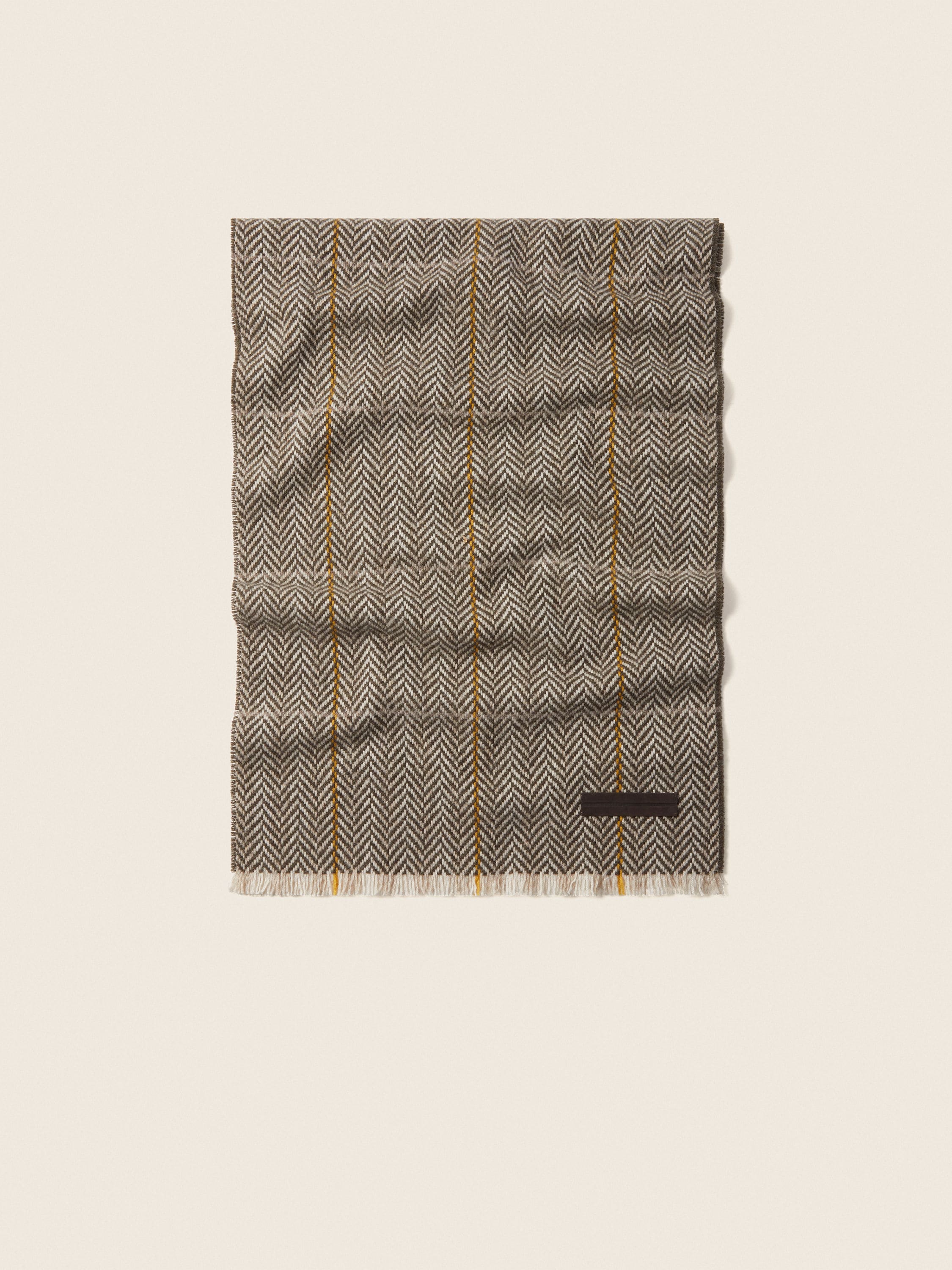 Light Taupe Oasi Cashmere Scarf Main product photo