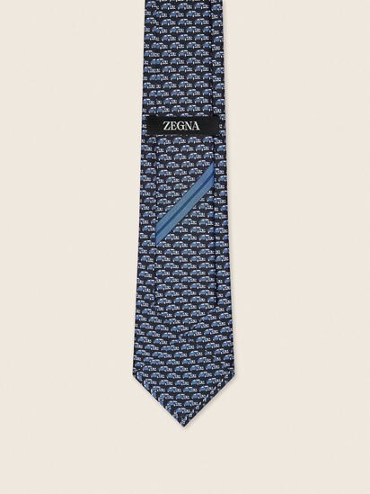 ネイビーブルー シルクタイ FW26 39524018 | Zegna JP