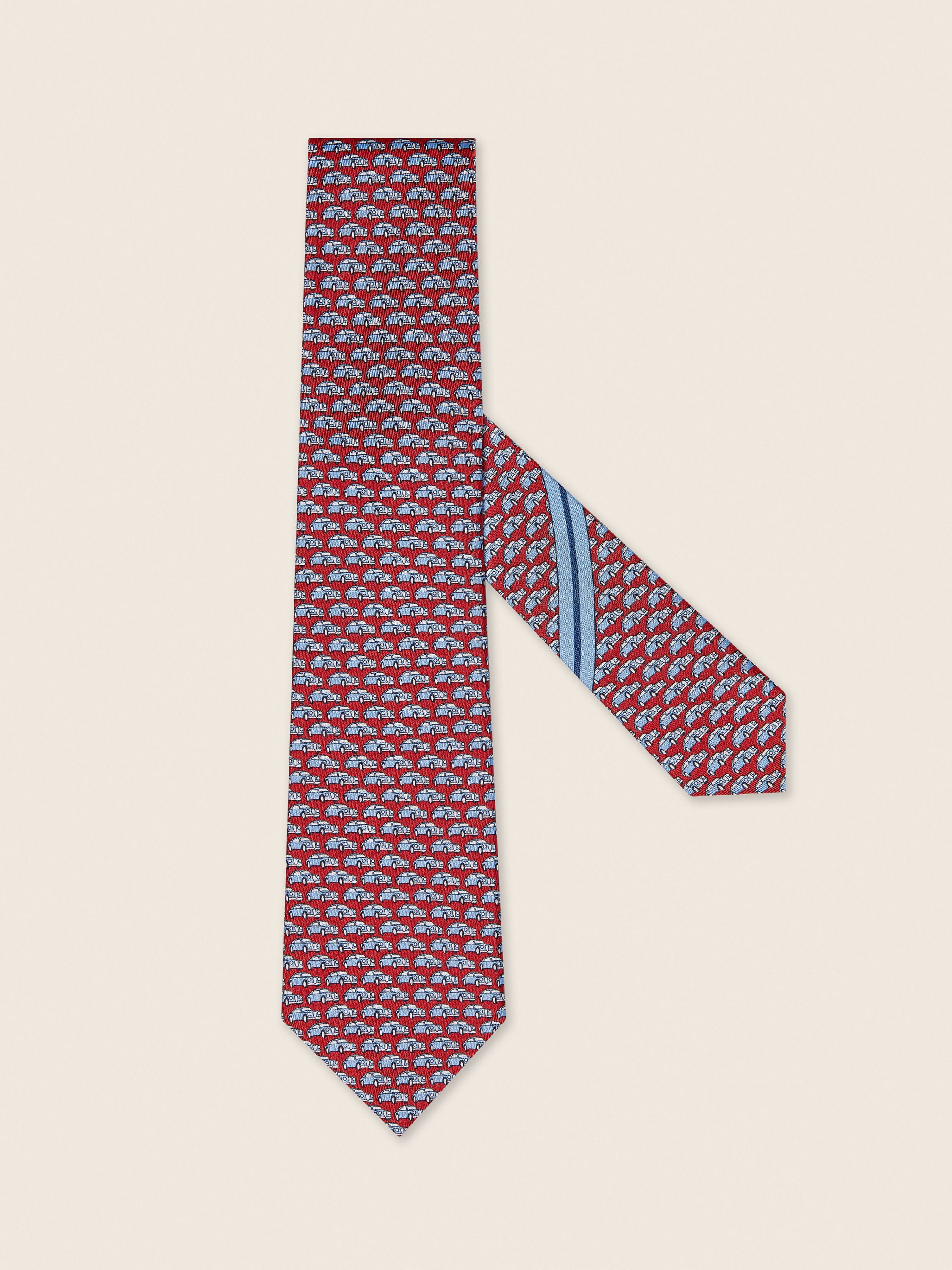 Dark Red Silk Tie Main product photo