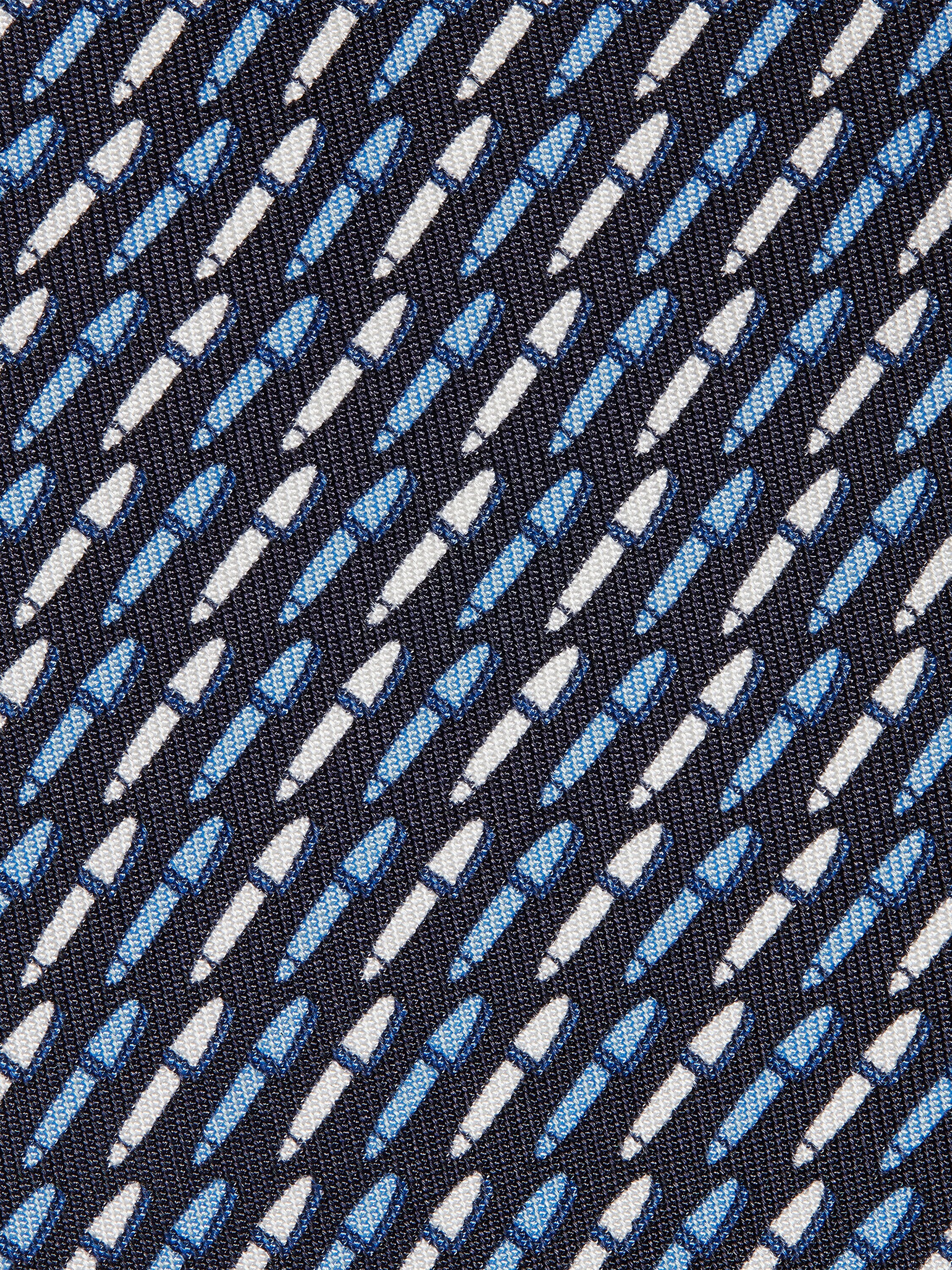 Navy Blue Silk Tie Product detail photo #1