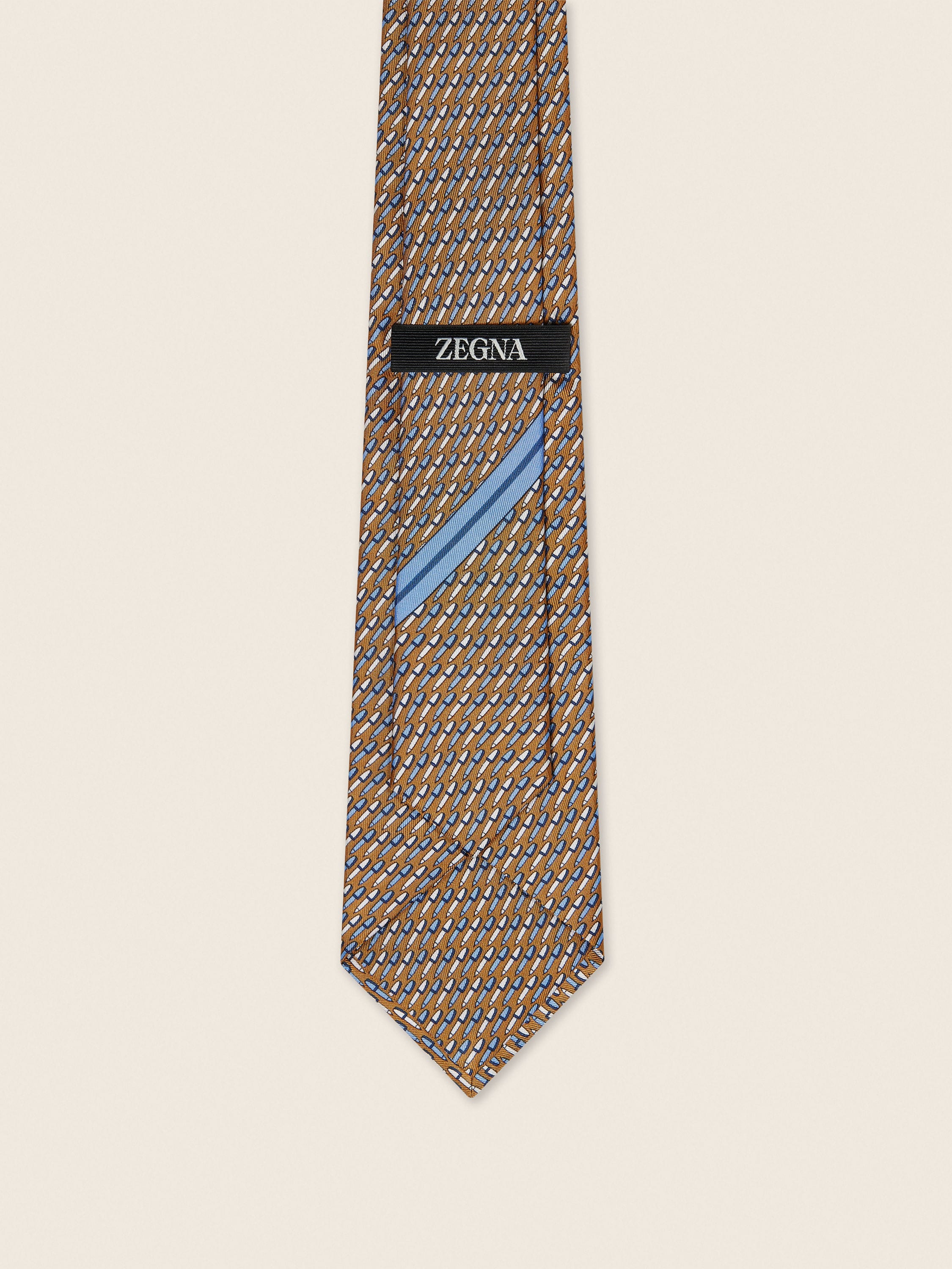 Dark Orange Silk Tie Product detail photo #2