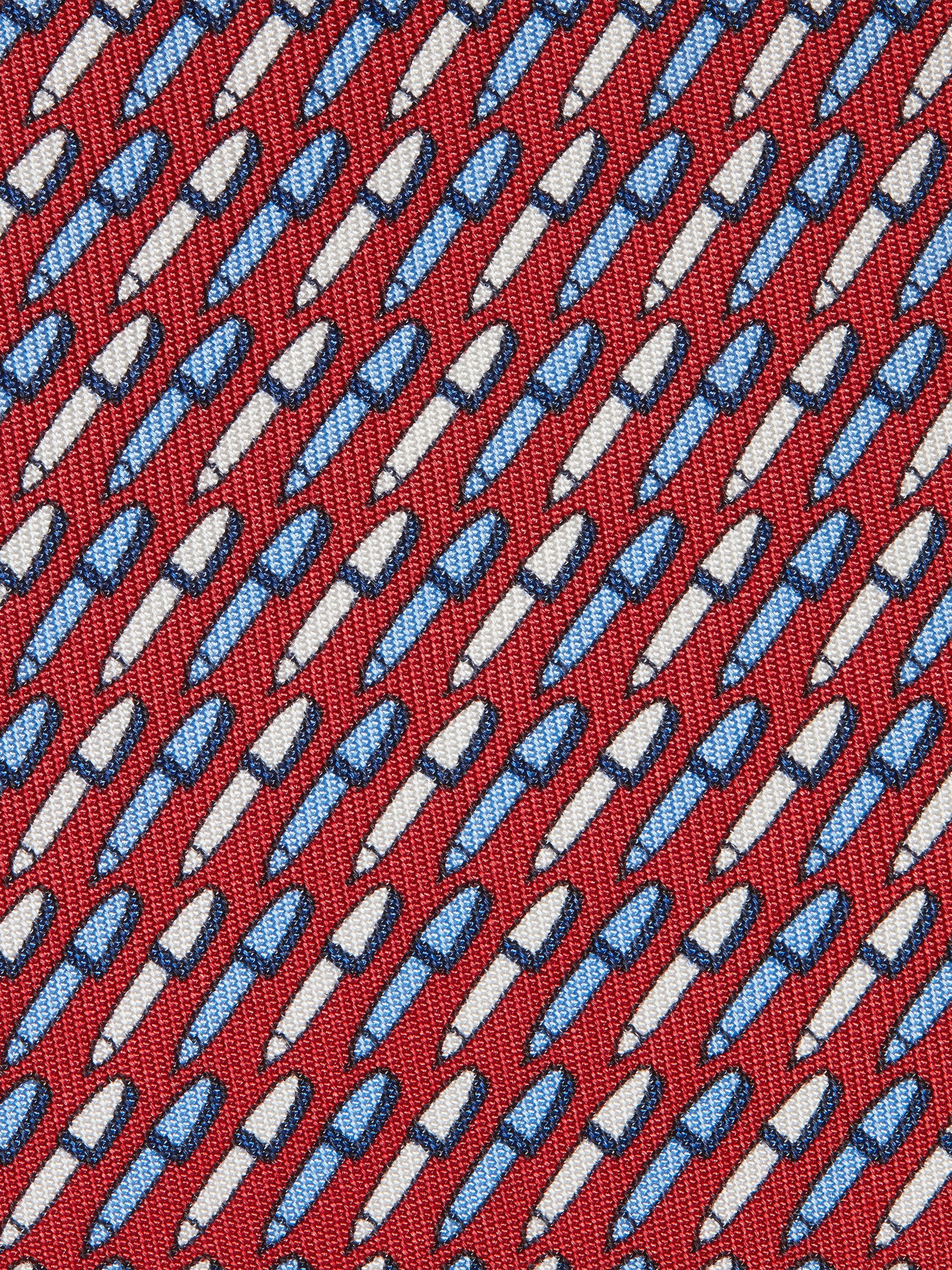 Dark Red Silk Tie Product detail photo #1