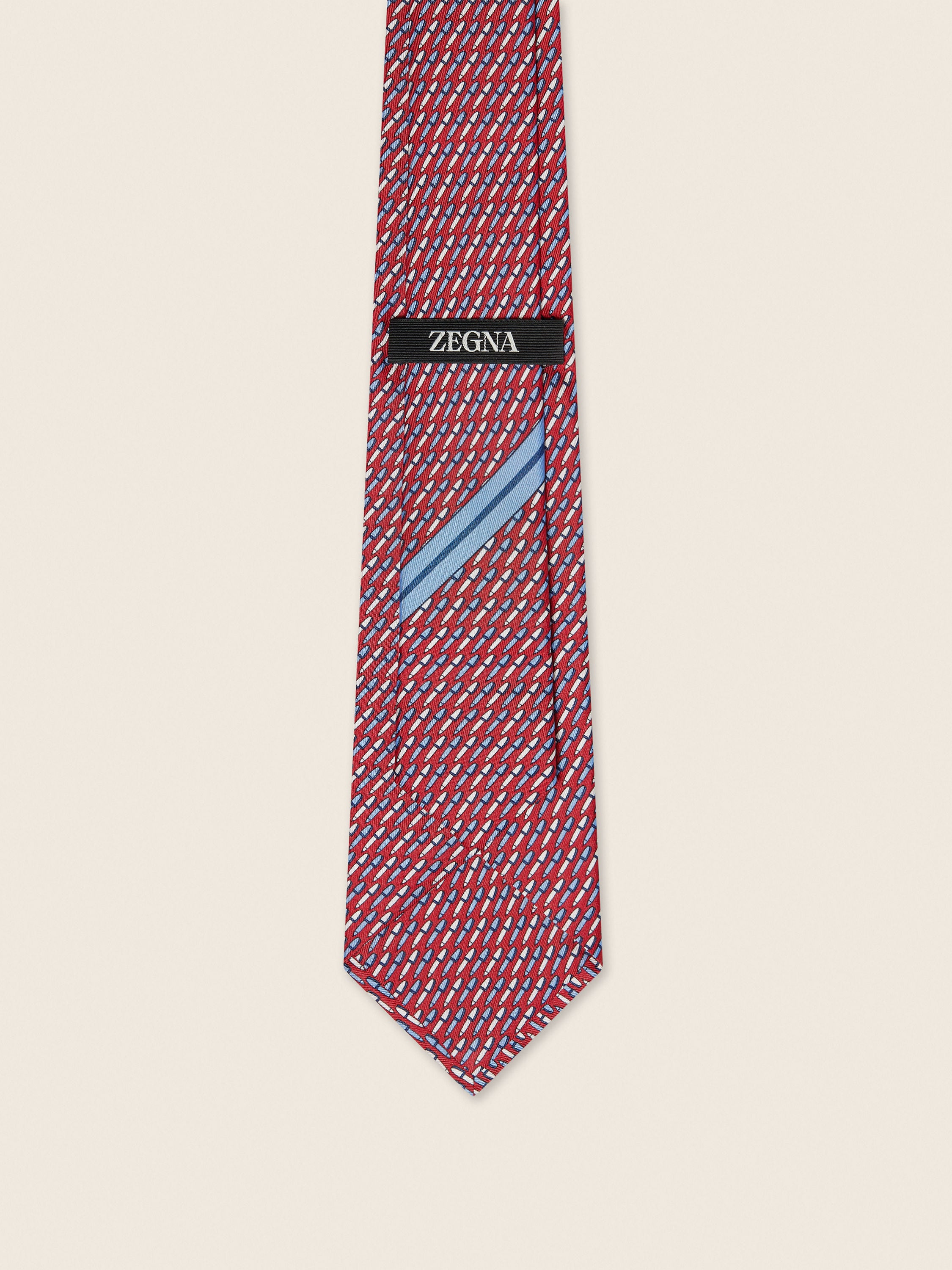 Dark Red Silk Tie Product detail photo #2