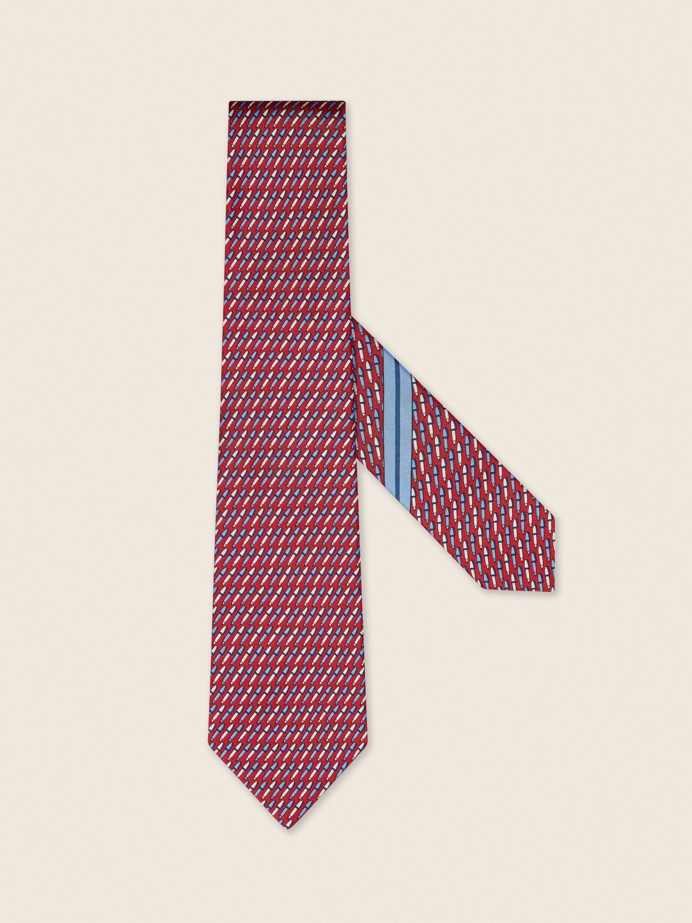 Dark Red Silk Tie Main product photo
